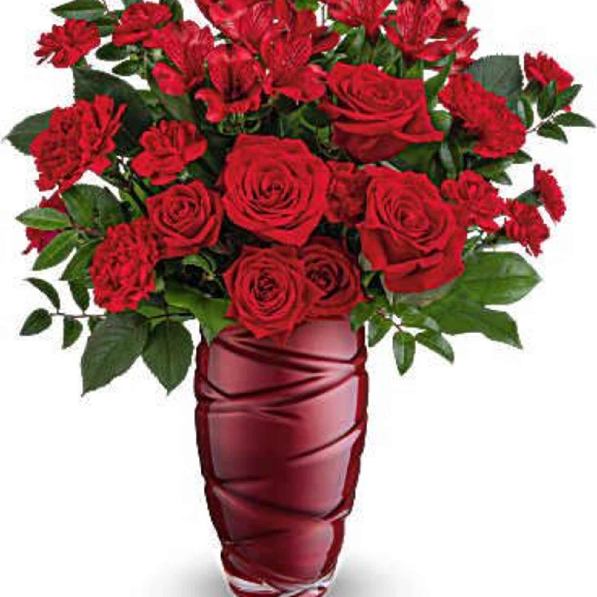 Express your feelings boldly with this striking Valentine's Day bouquet of stunning Express your feelings boldly with this striking Valentine's Day bouquet of stunning