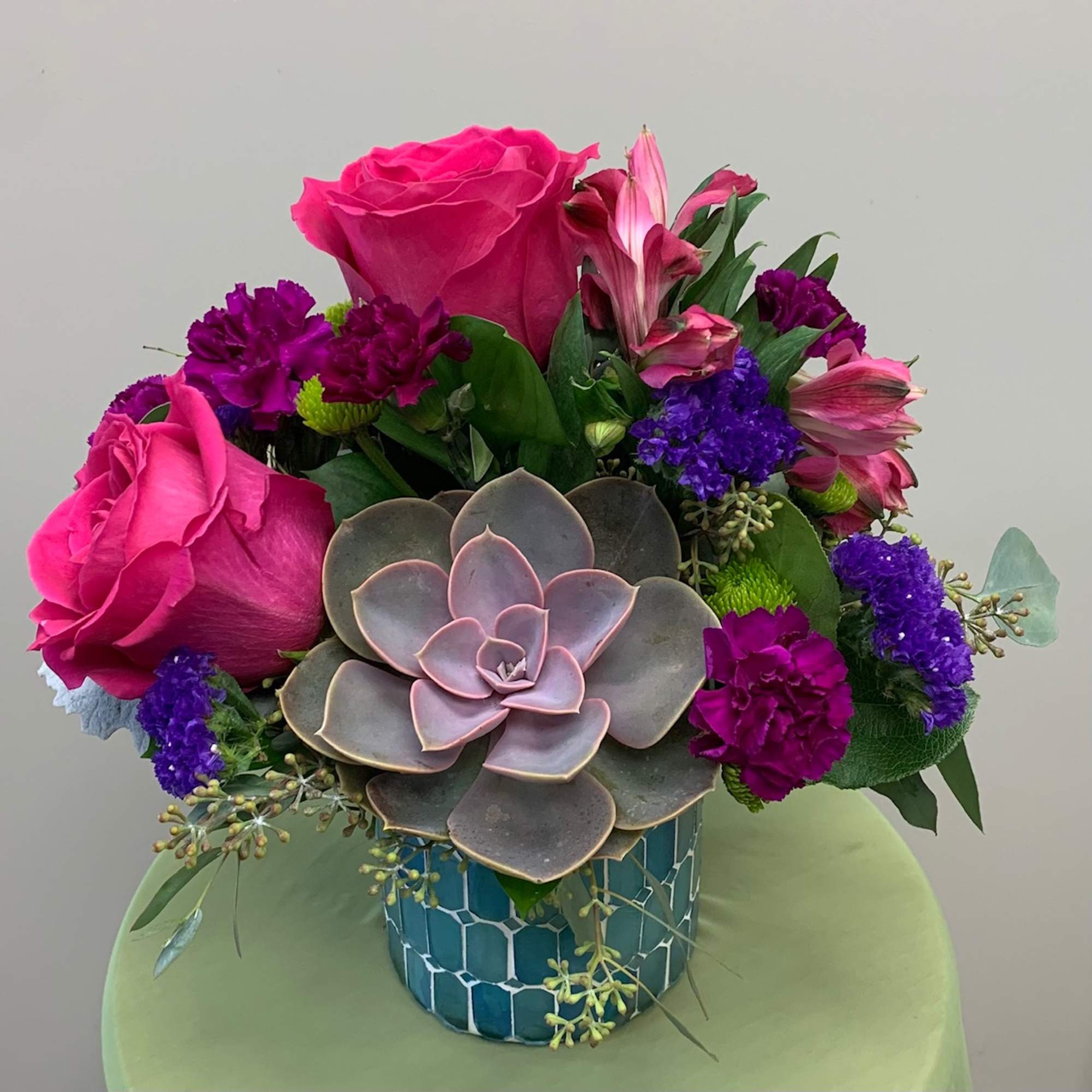 Brighten up your home and day with Watercolor Blooms! Sitting atop a