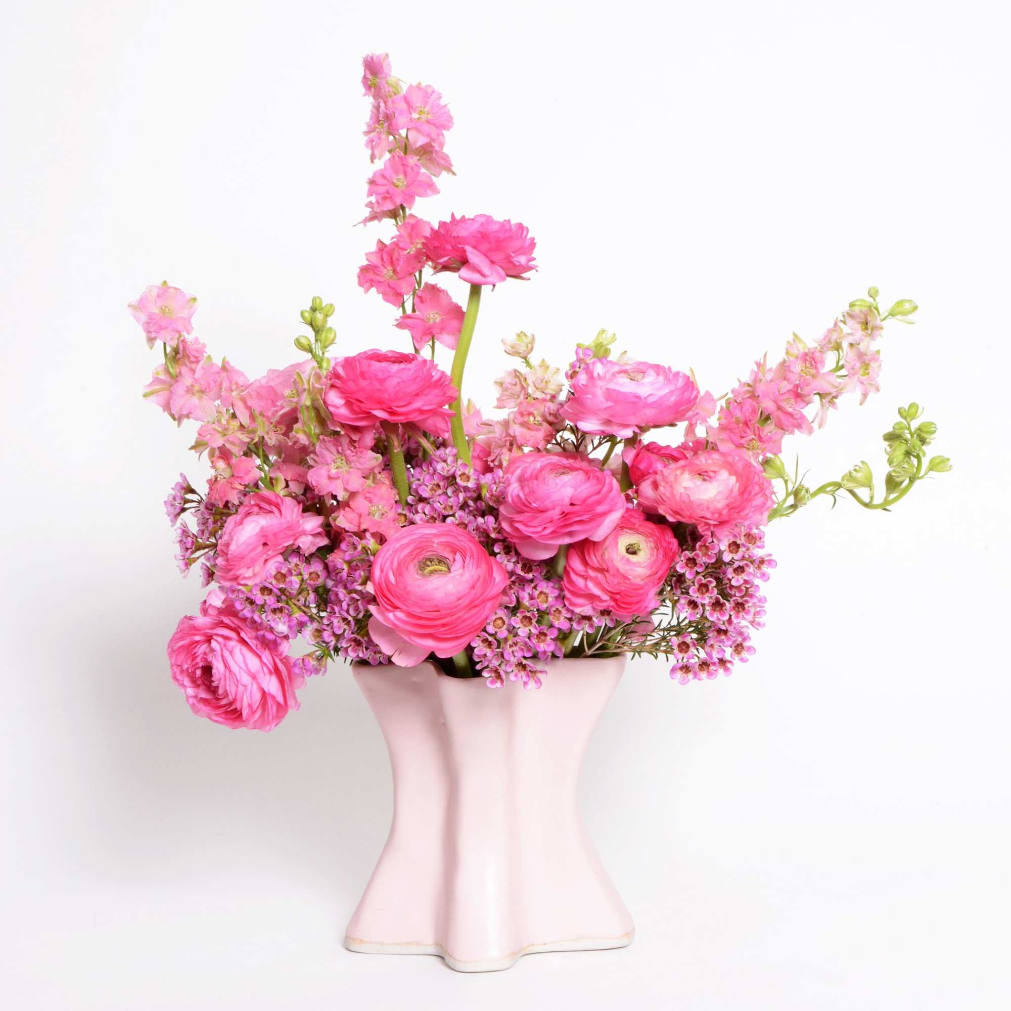 Vase with Flowers. Pink - Lladro-USA