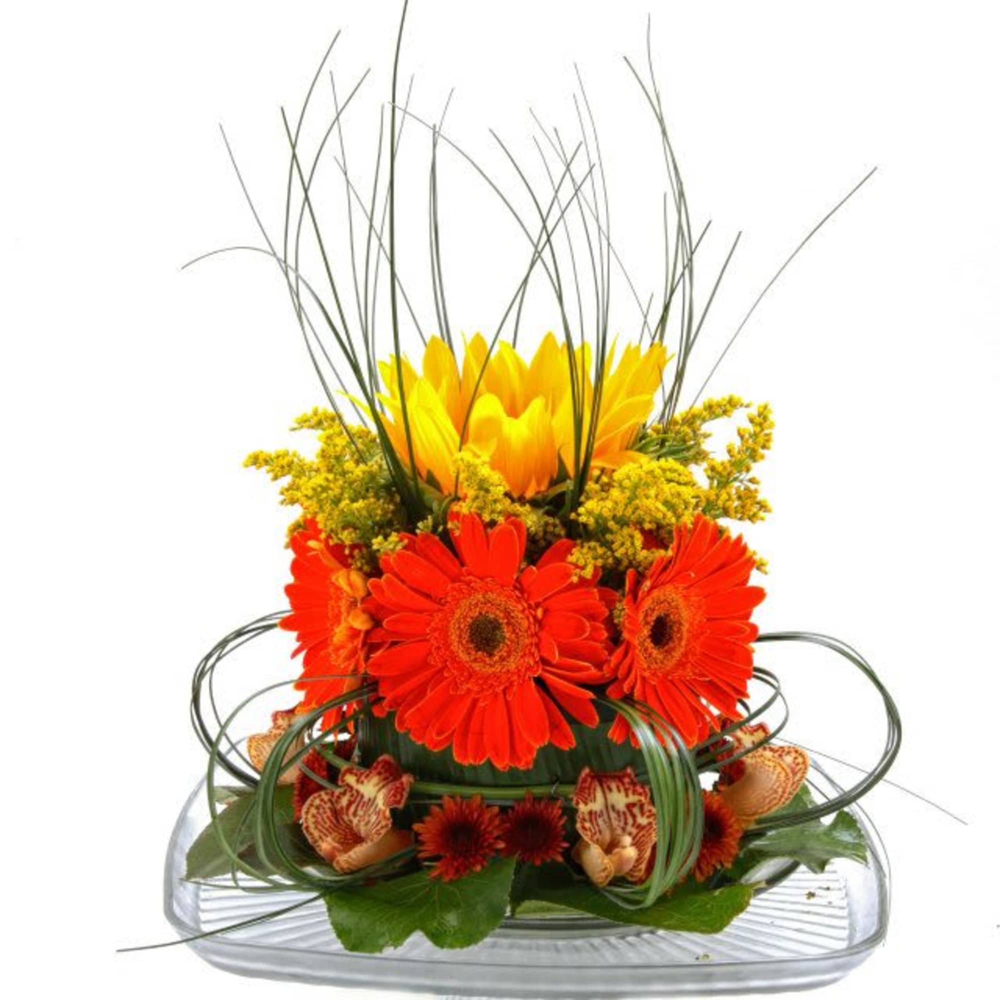 Gorgeous floral birthday cake made custom by the owner of Fairbanks Florist