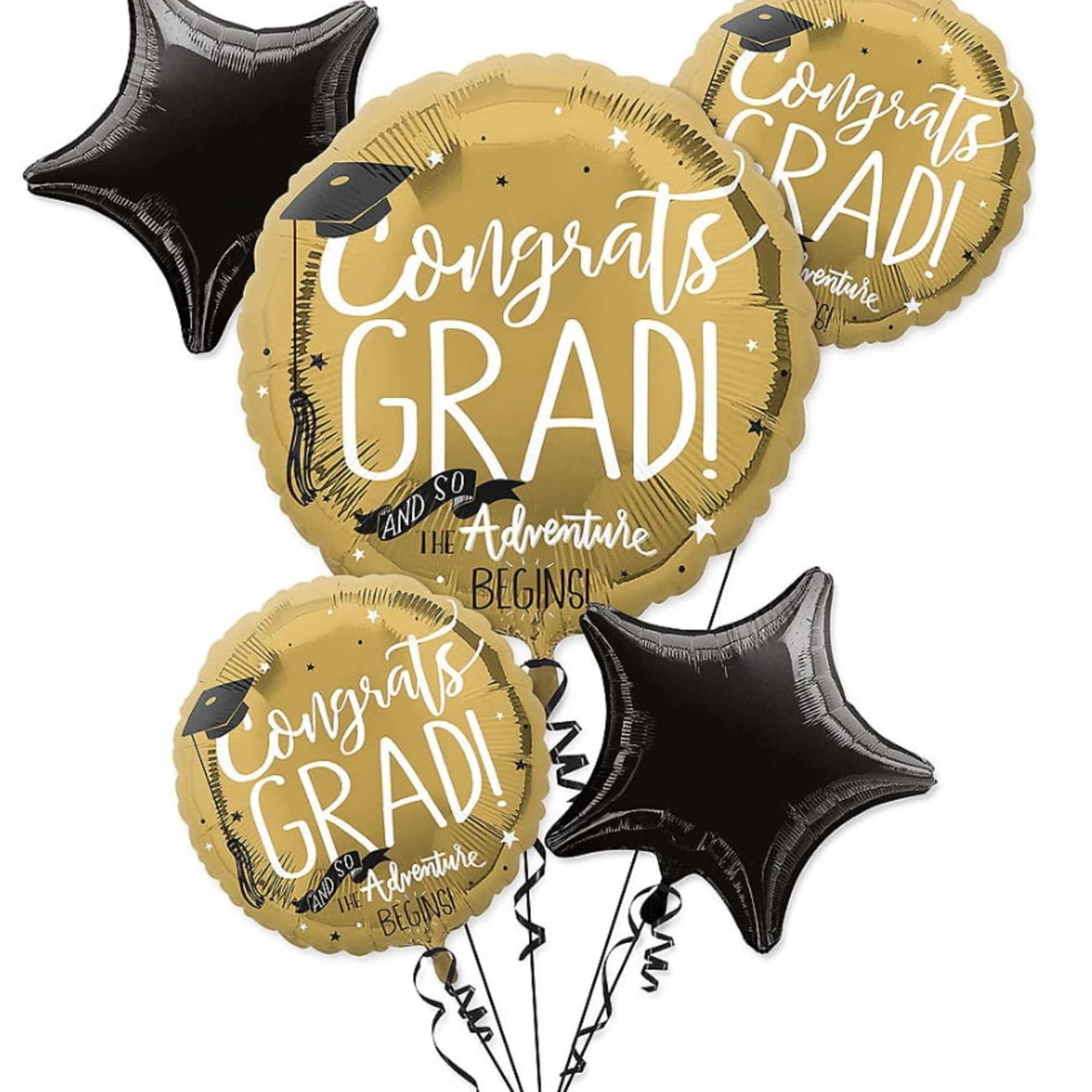 Surprise your graduates with a beautiful assorted balloon bouquet which can be