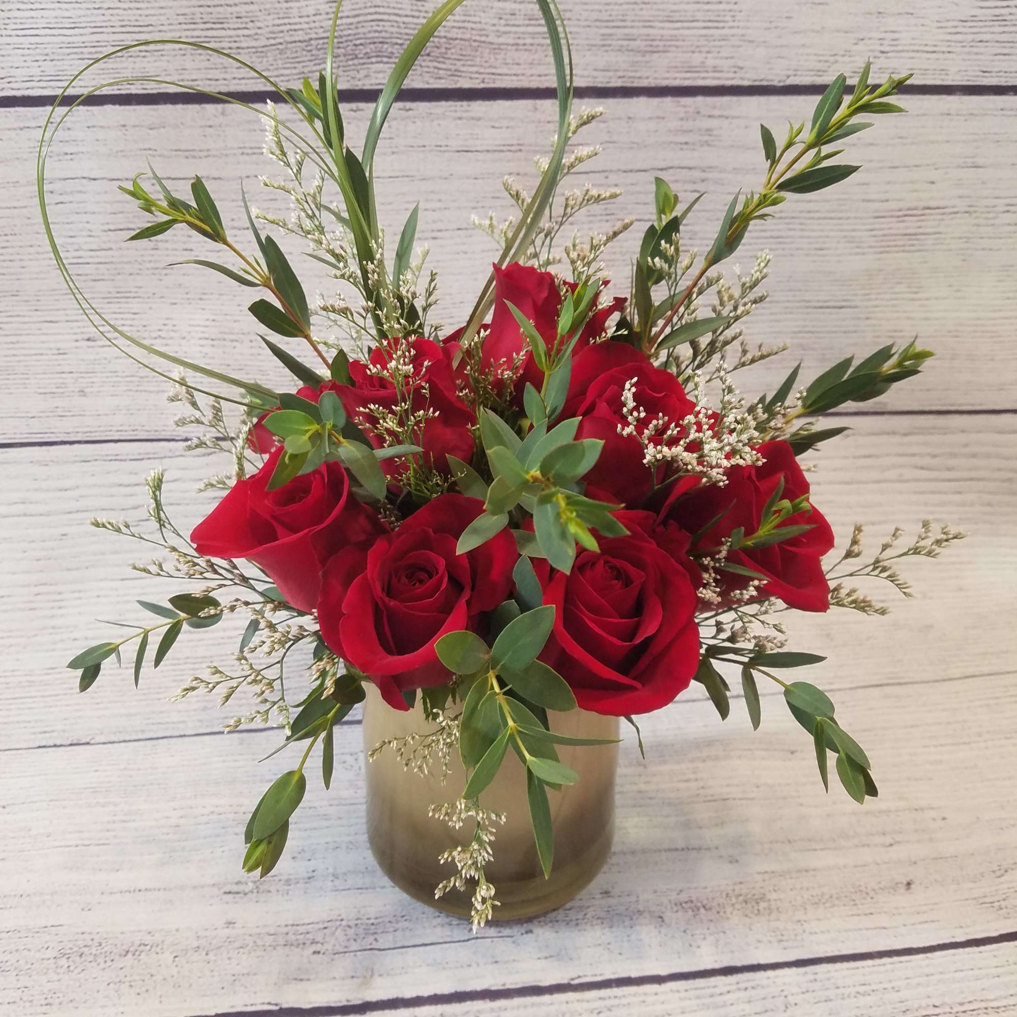 This arrangement is more than just a beautiful bouquet; it's a statement