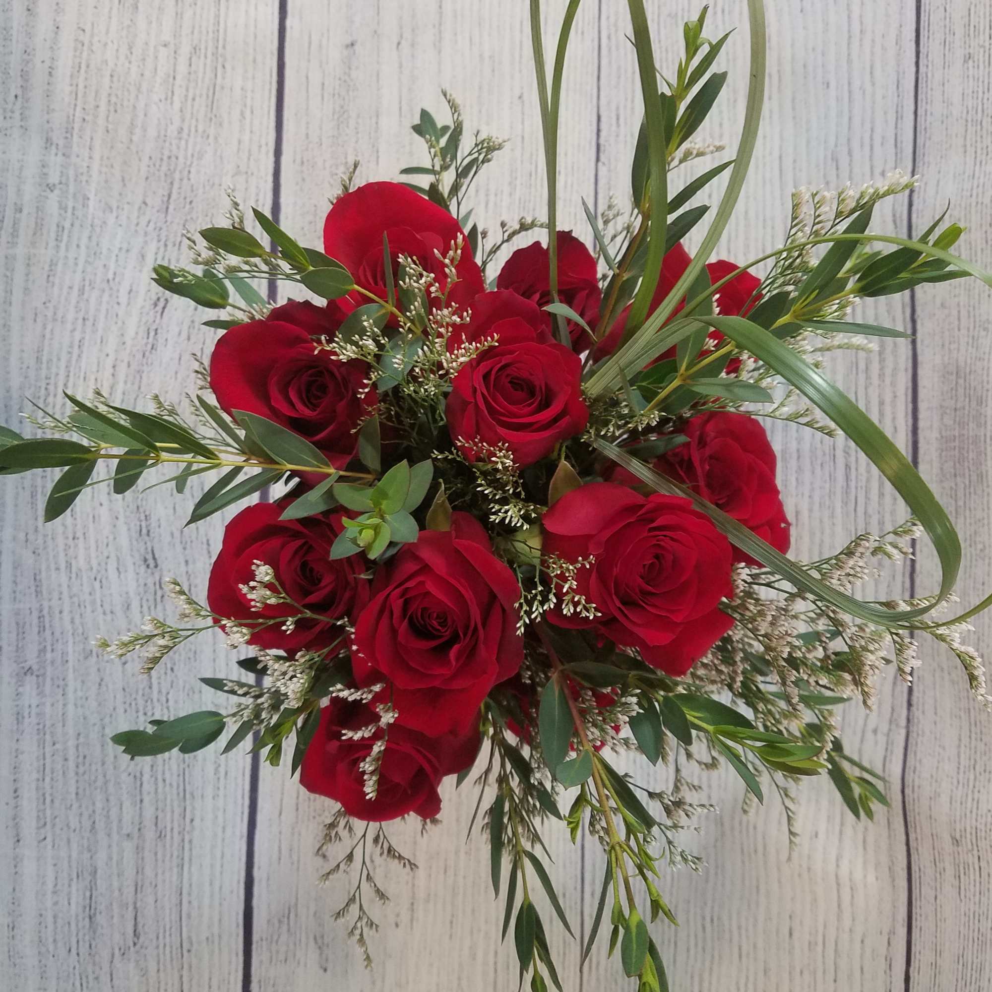 This arrangement is more than just a beautiful bouquet; it's a statement