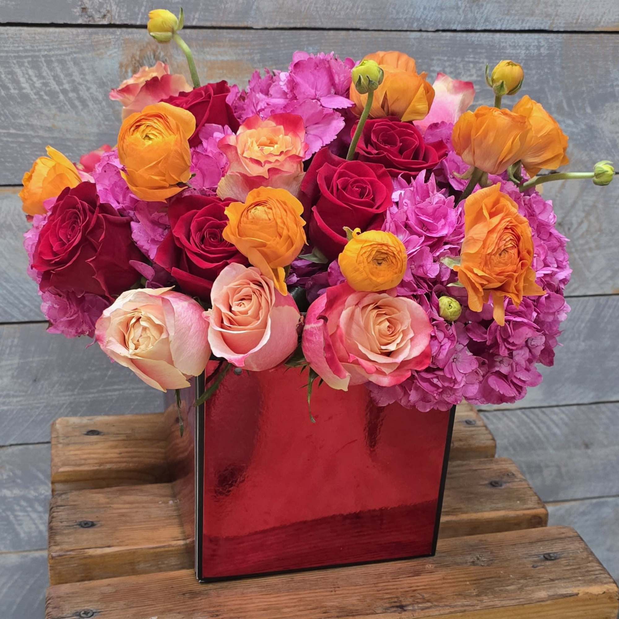 Cubed Arrangement in North Hollywood, CA | Suzy's Garden