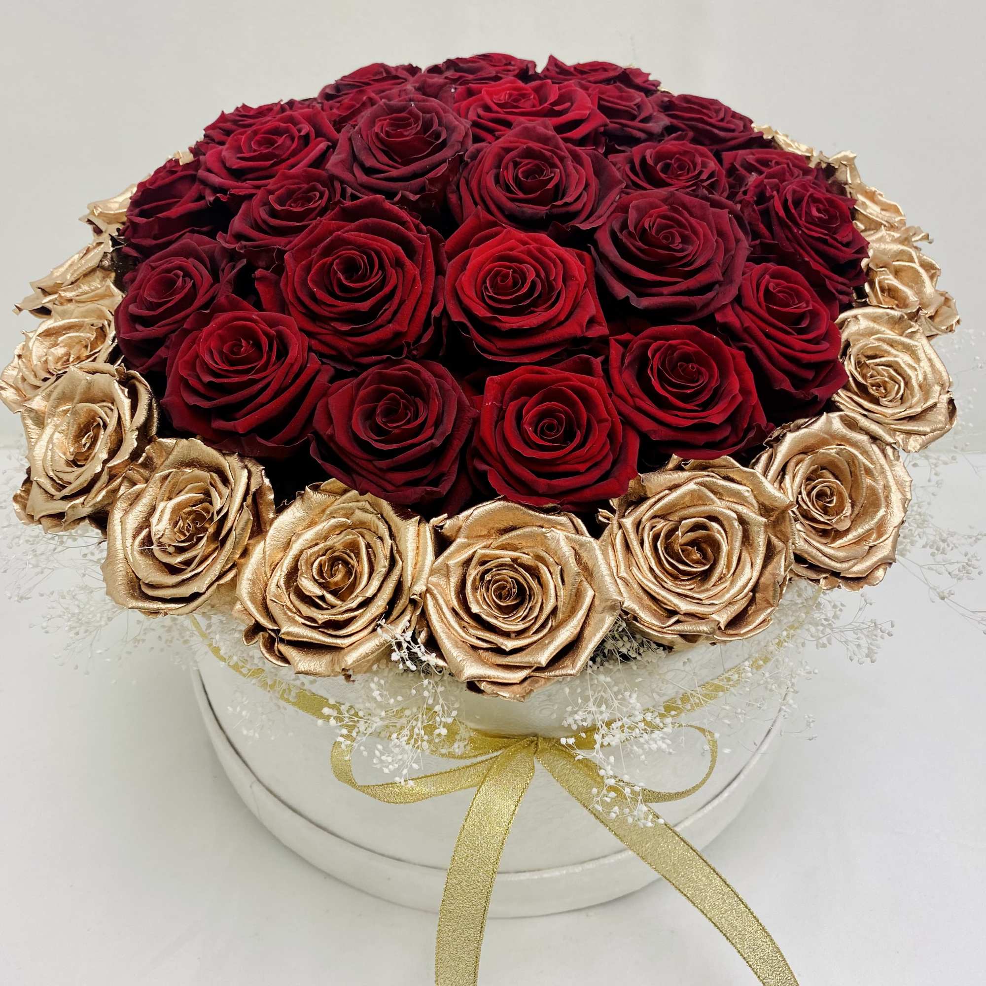 Romantic 44 preserved natural roses that will last forever! 