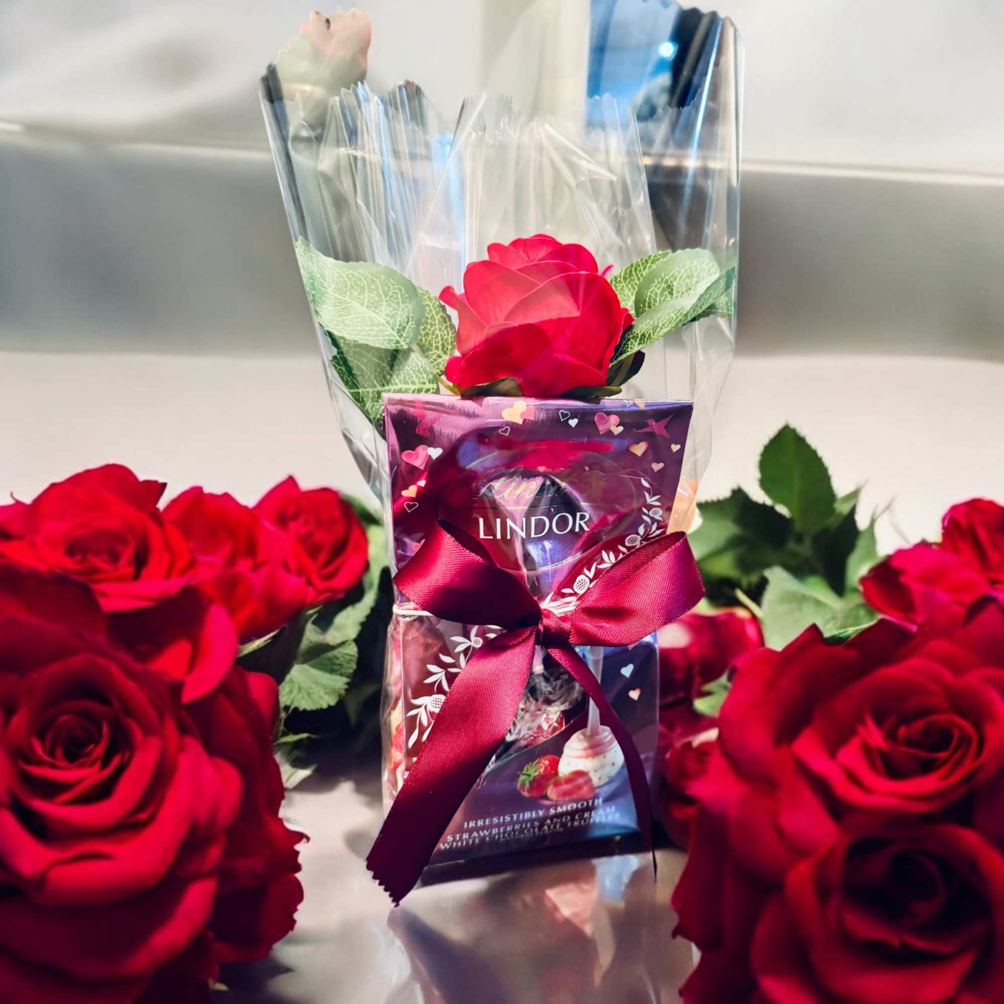 Chocolates with Rose 6 oz Bag Chocolates with Rose 6 oz Bag