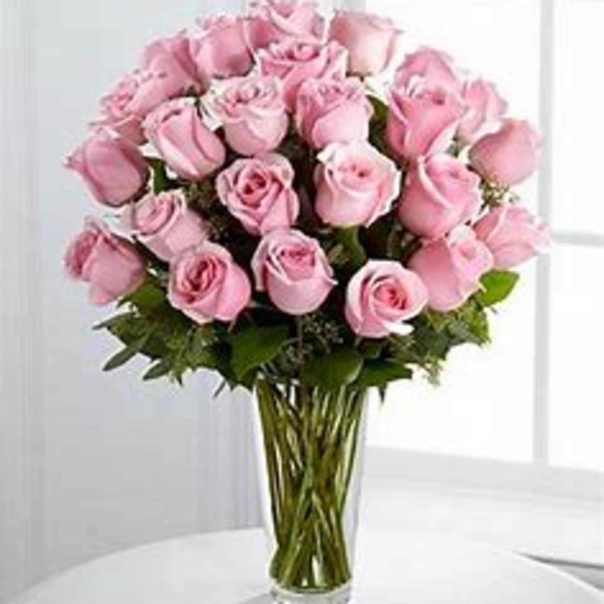 Product ID: 90055

Long-stem pink roses(color shade may vary depending upon availability) are