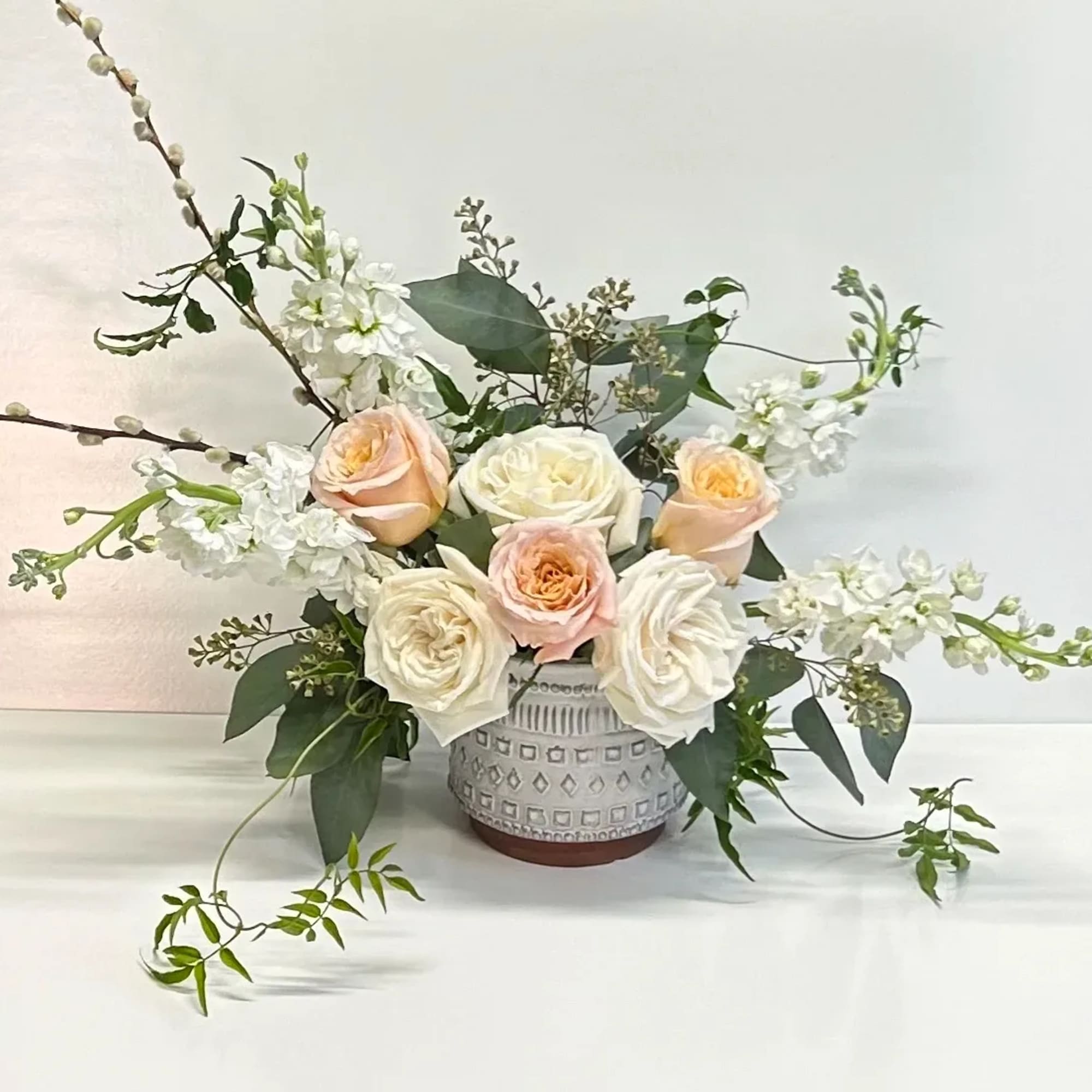 A little boho chic to brighten your day.  Designed into a