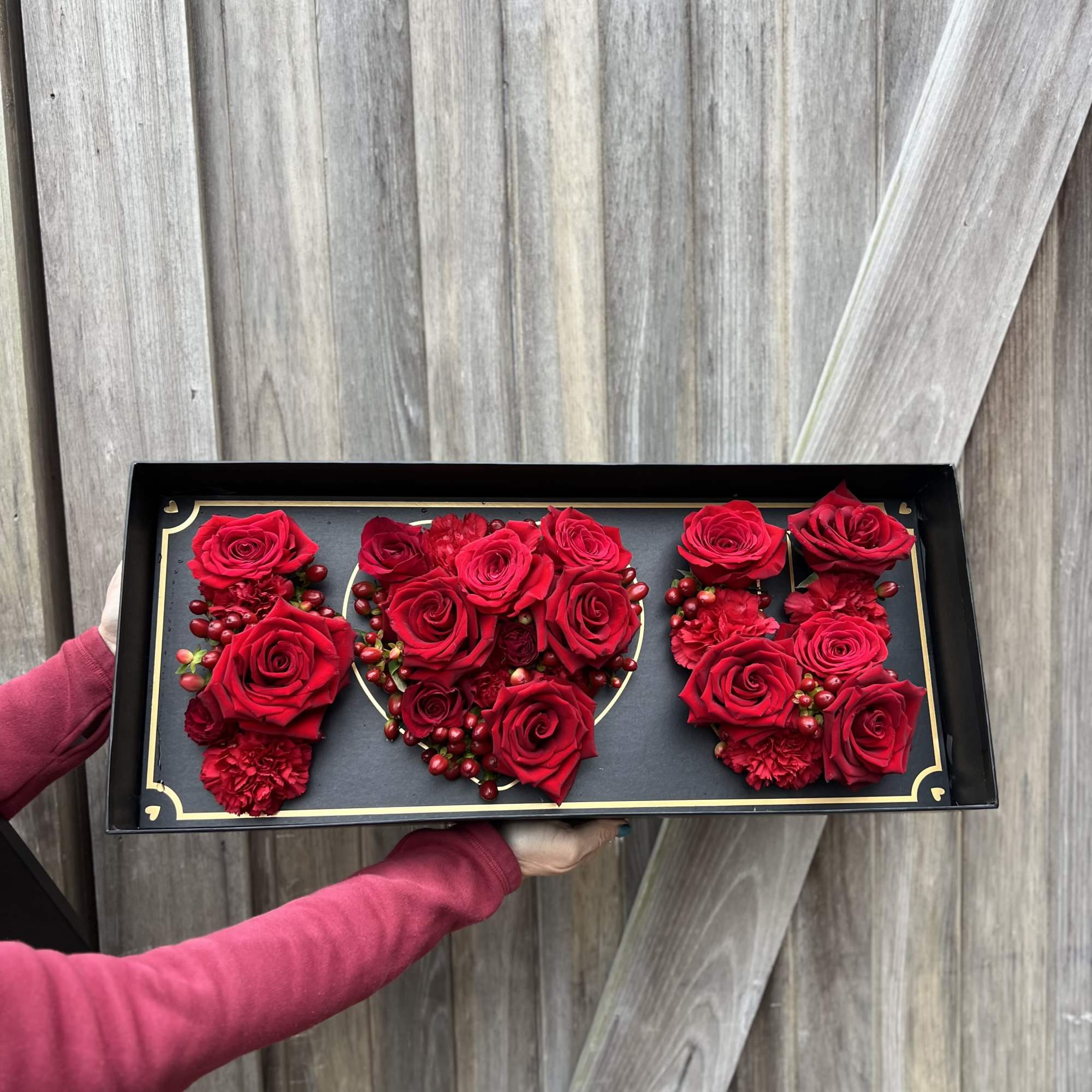 The epitome of affection with our Deep Love Flower Box.  Express