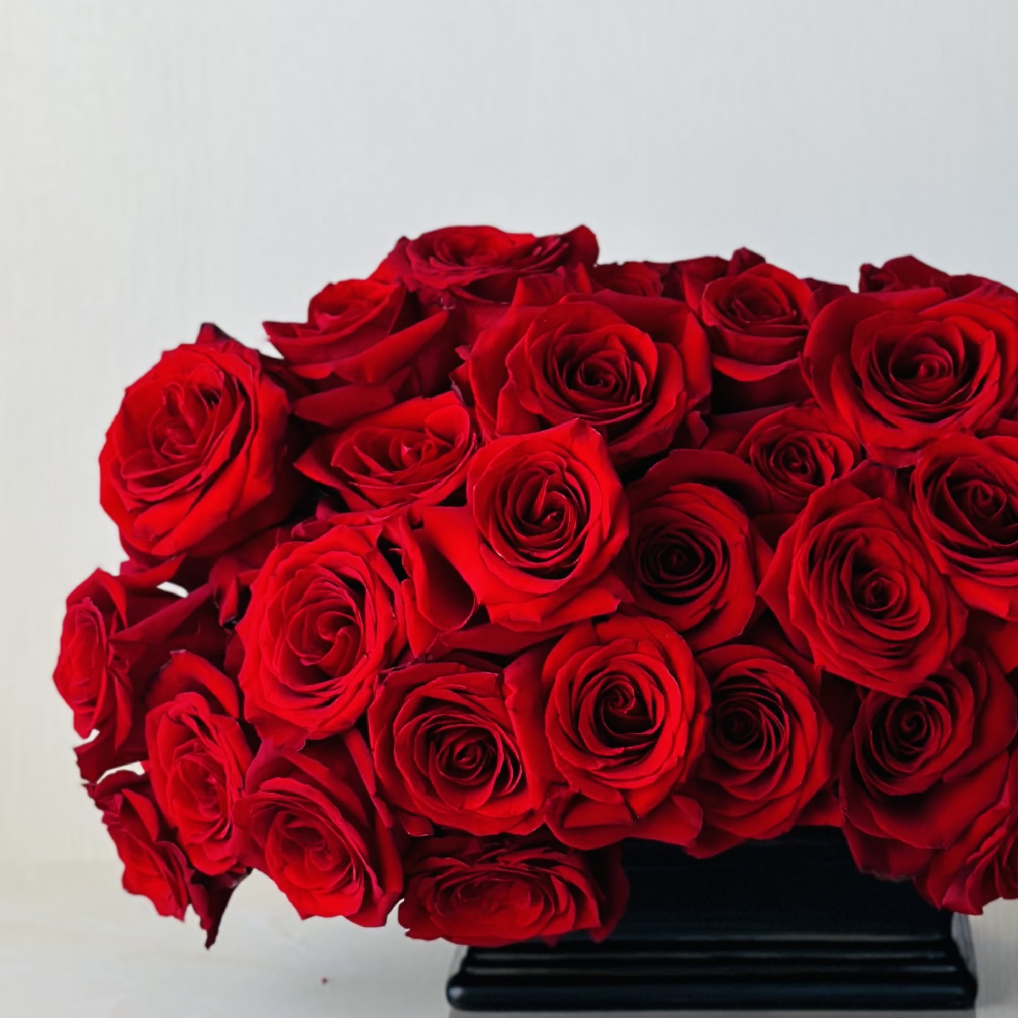 Red roses are the perfect romantic gift to send to the one