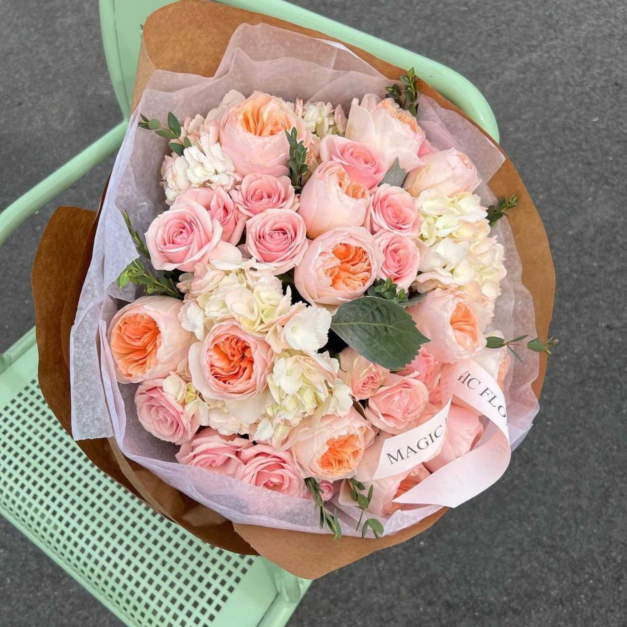 Mixed premium flowers bouquet 