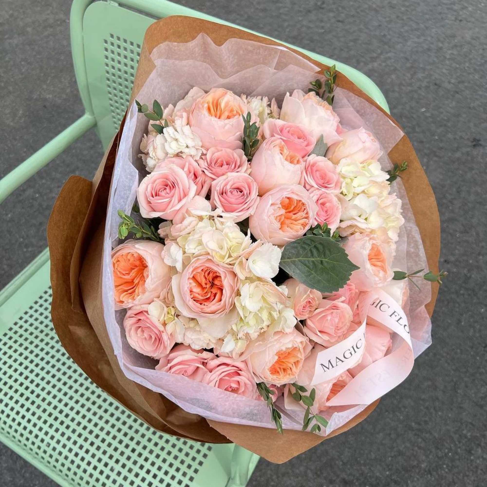 Mixed premium flowers bouquet 