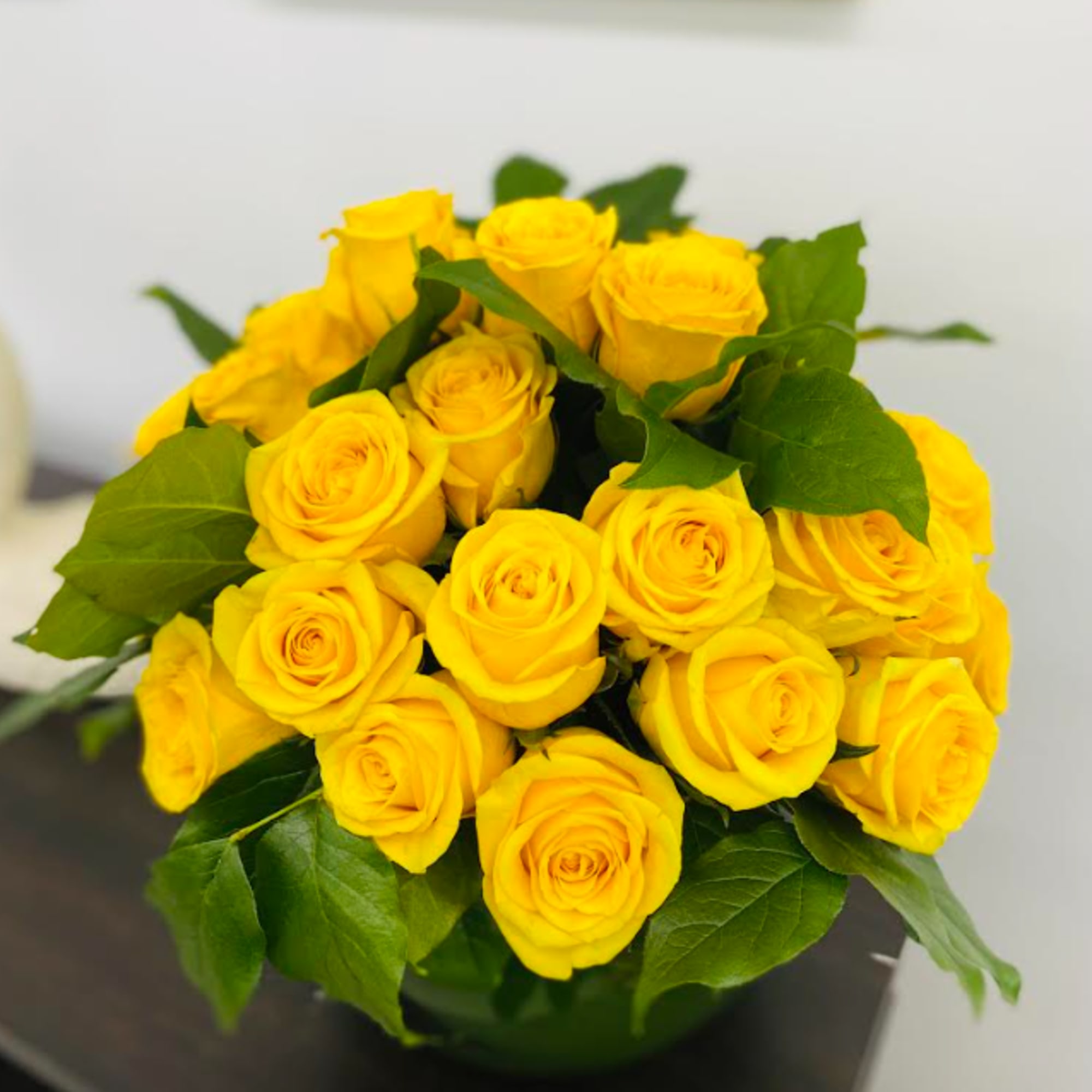 Send this arrangement of 3 dozen yellow roses to your dearest friend.