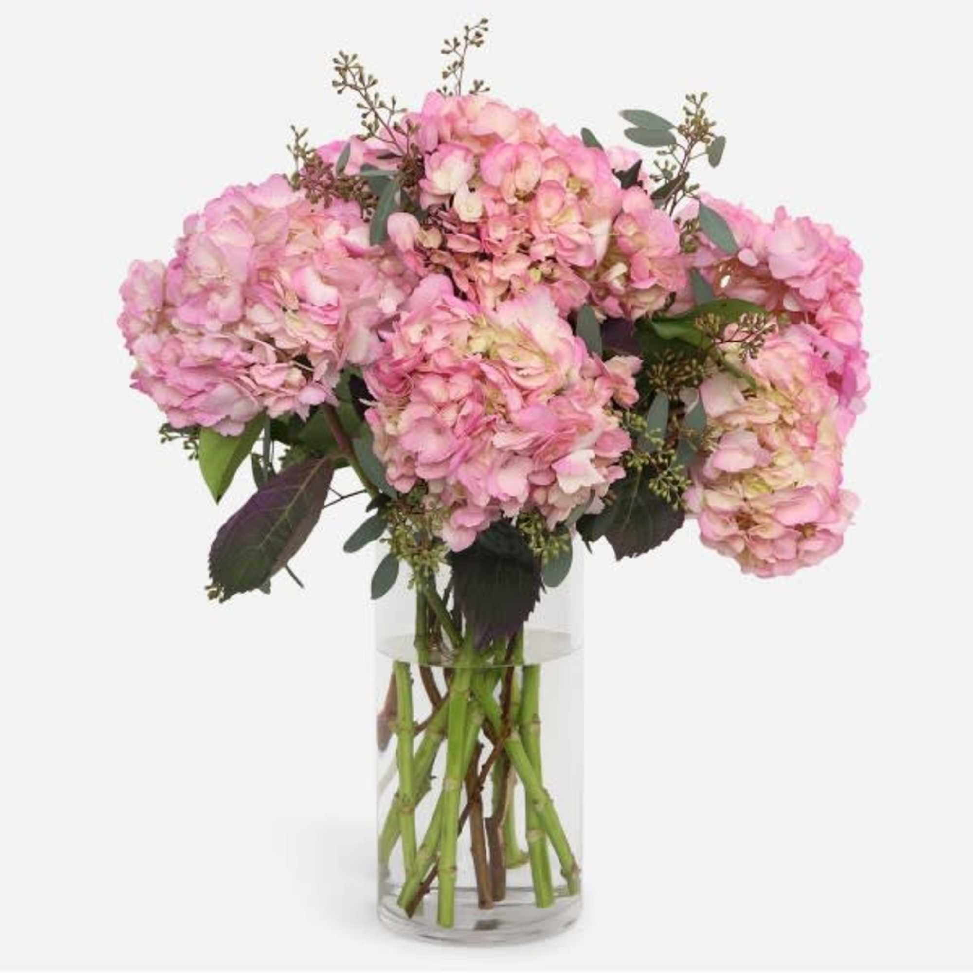 Hydrangea4937★★★　0308 Amazon.com : Exhart Solar Pink Hydrangea Metal Hanging