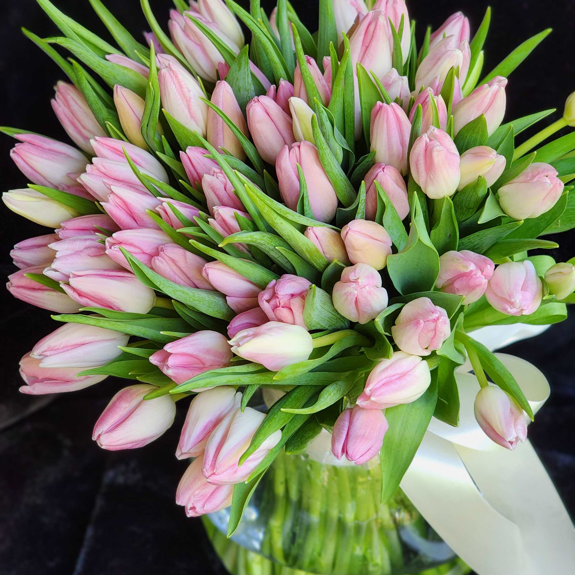 Tulips are one of the most romantic flowers, as they look very