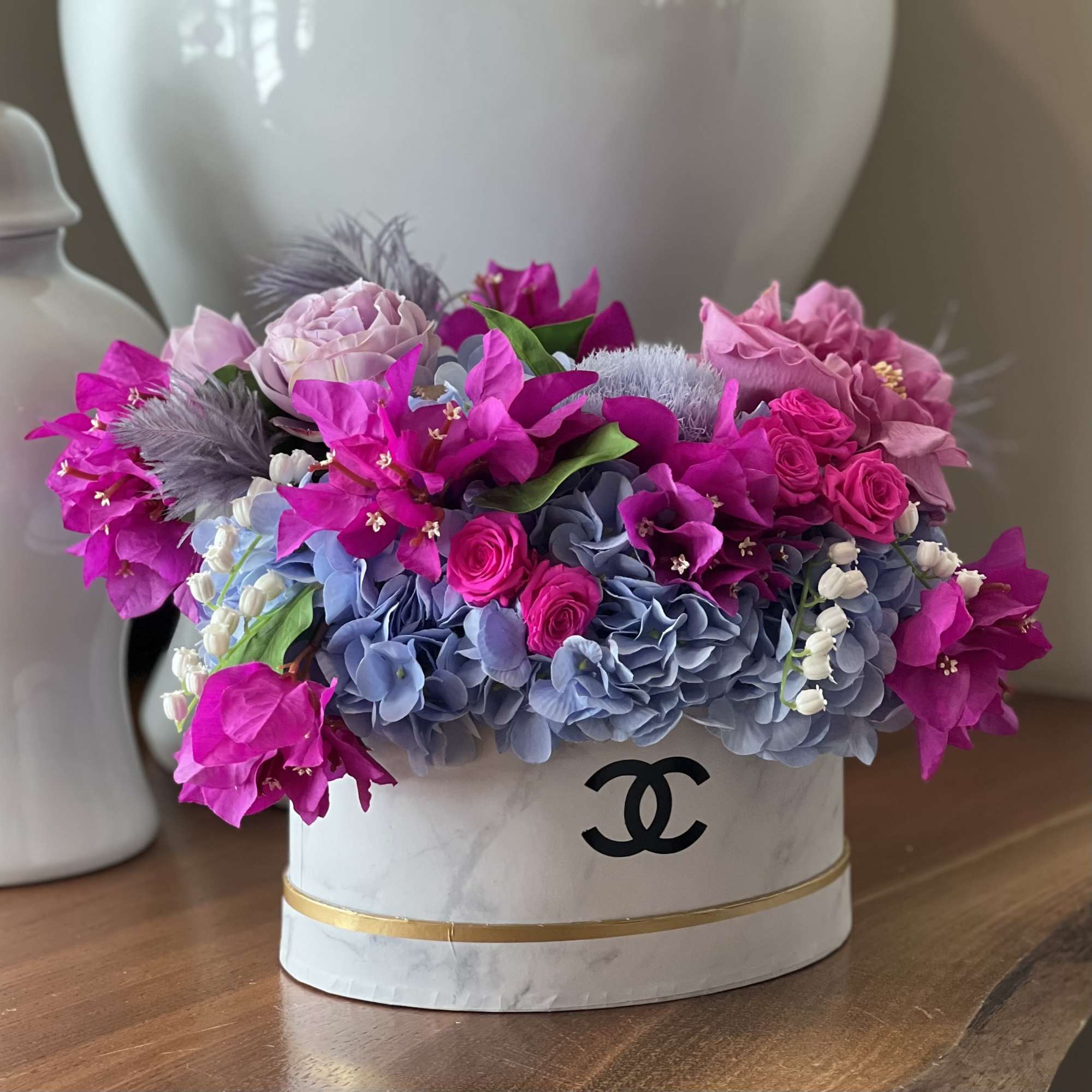 The Elysian Bloom Collection is a breathtaking blend of light blue pastel