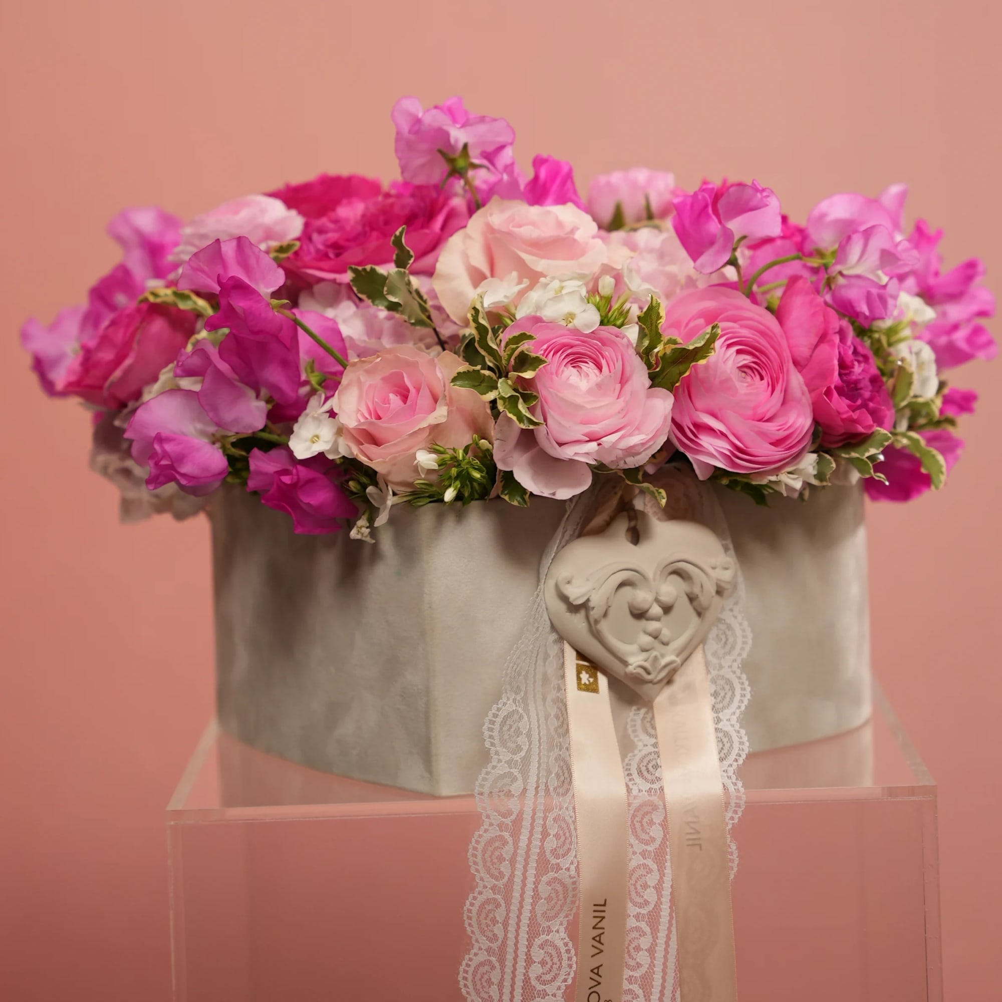 Indulge your mother with our &quot;Raspberry Blush&quot; bouquet, an exquisite arrangement crafted
