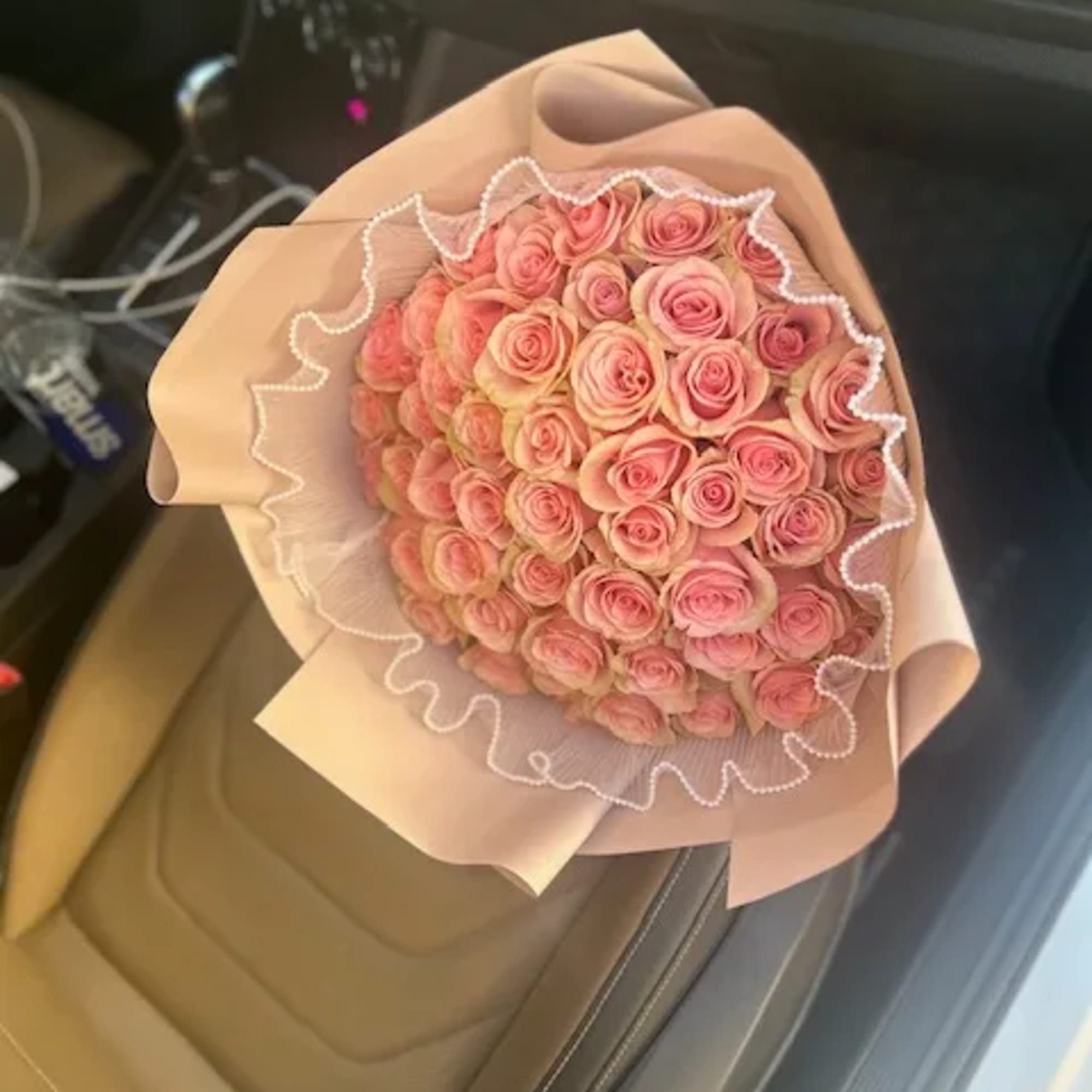Such a Beautiful Soft Pink 50 Rose Bouquet. Such a Beautiful Soft Pink 50 Rose Bouquet.