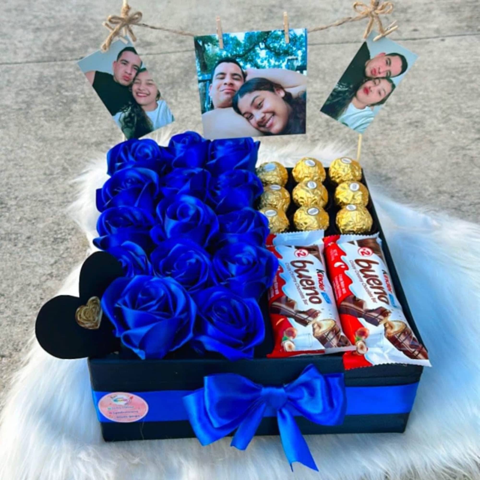 detalles elaborados para momentos especiales con chocolates fotos  y mensajes