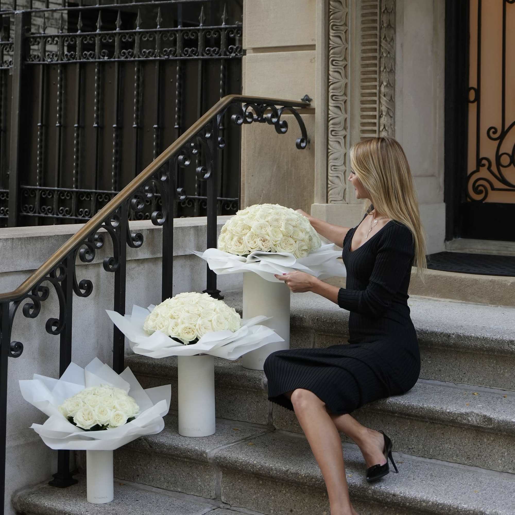 Experience pure elegance with Petalonia&#039;s 24 fresh-cut roses&mdash;beautifully arranged in our signature