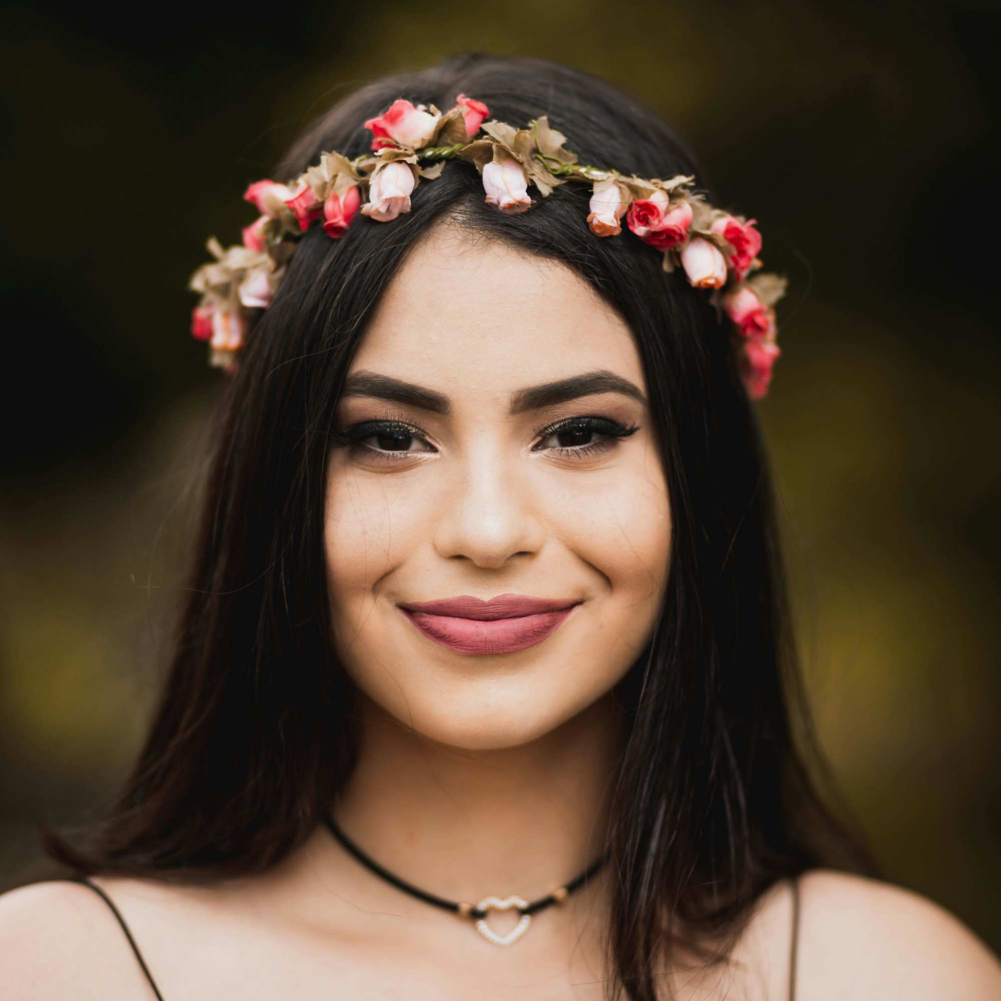 More than just a flower crown, this is a statement of joy