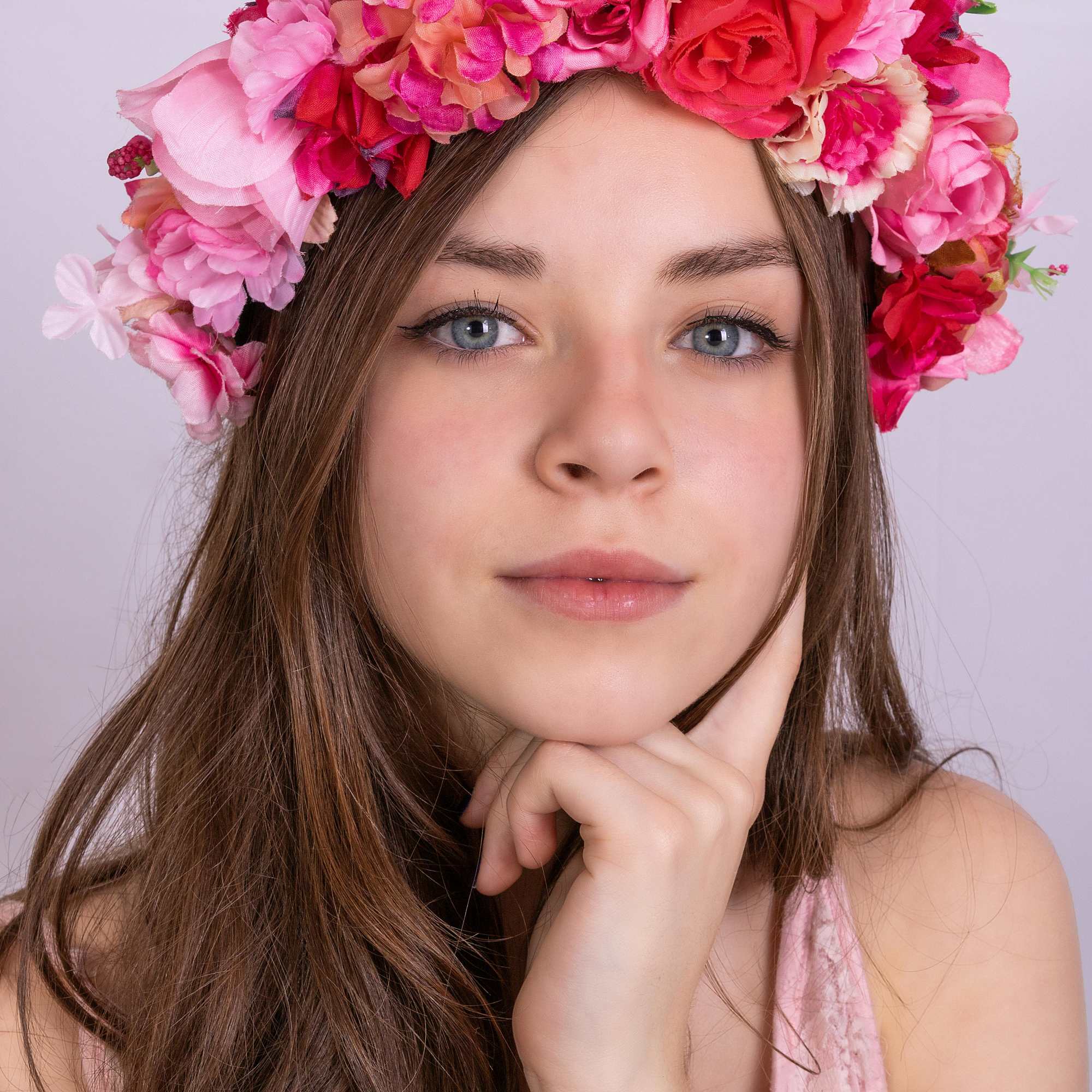 More than just a flower crown, this is a statement of joy