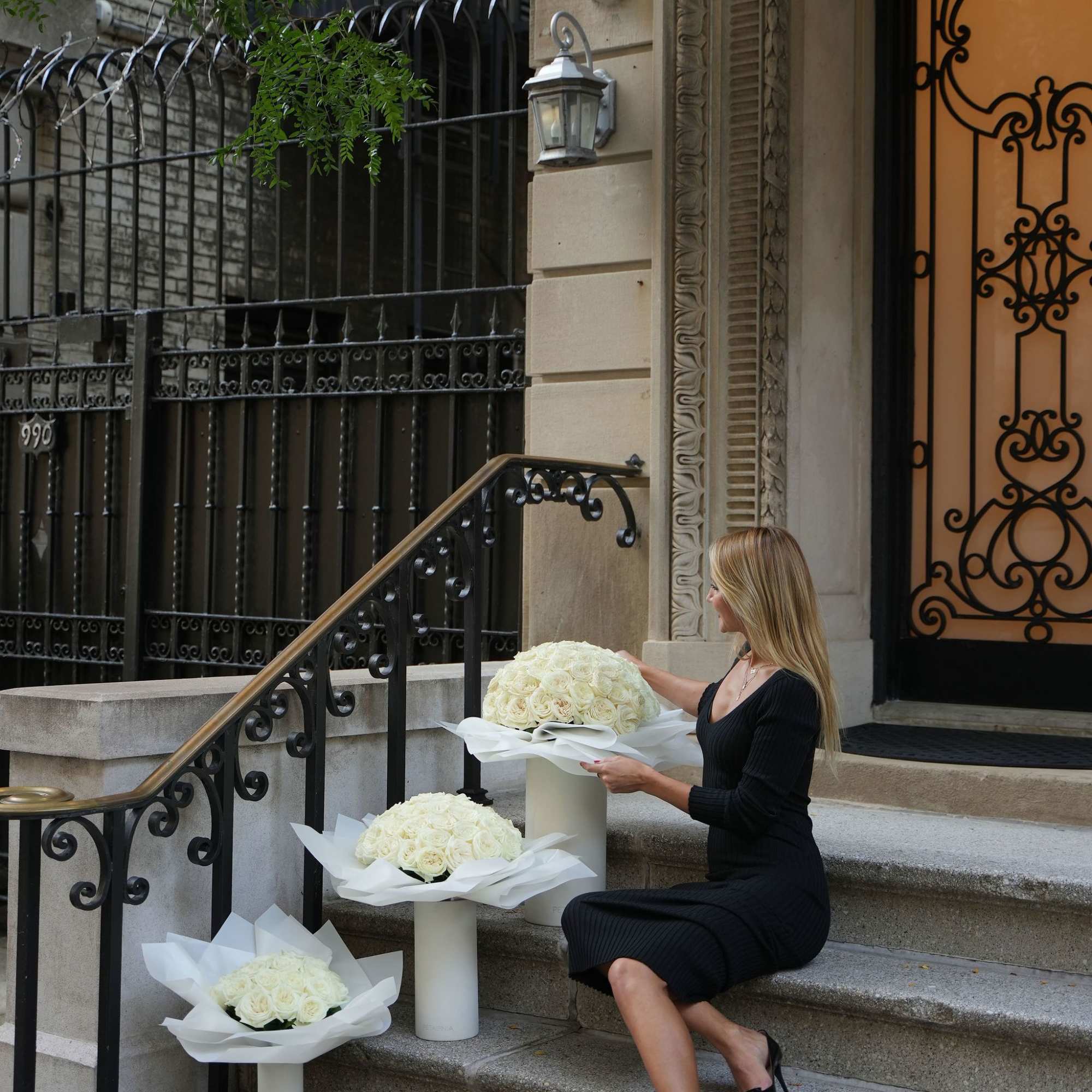 Experience timeless beauty with our preserved mini rose arrangement, elegantly displayed in