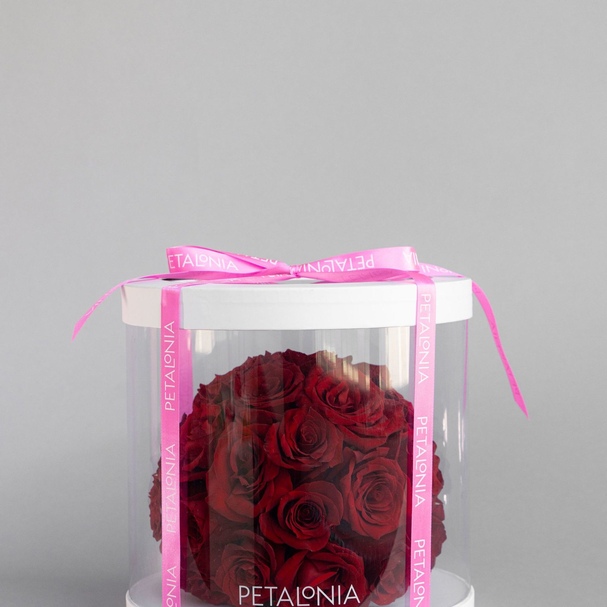 Experience timeless beauty with our preserved rose arrangement, thoughtfully presented in a