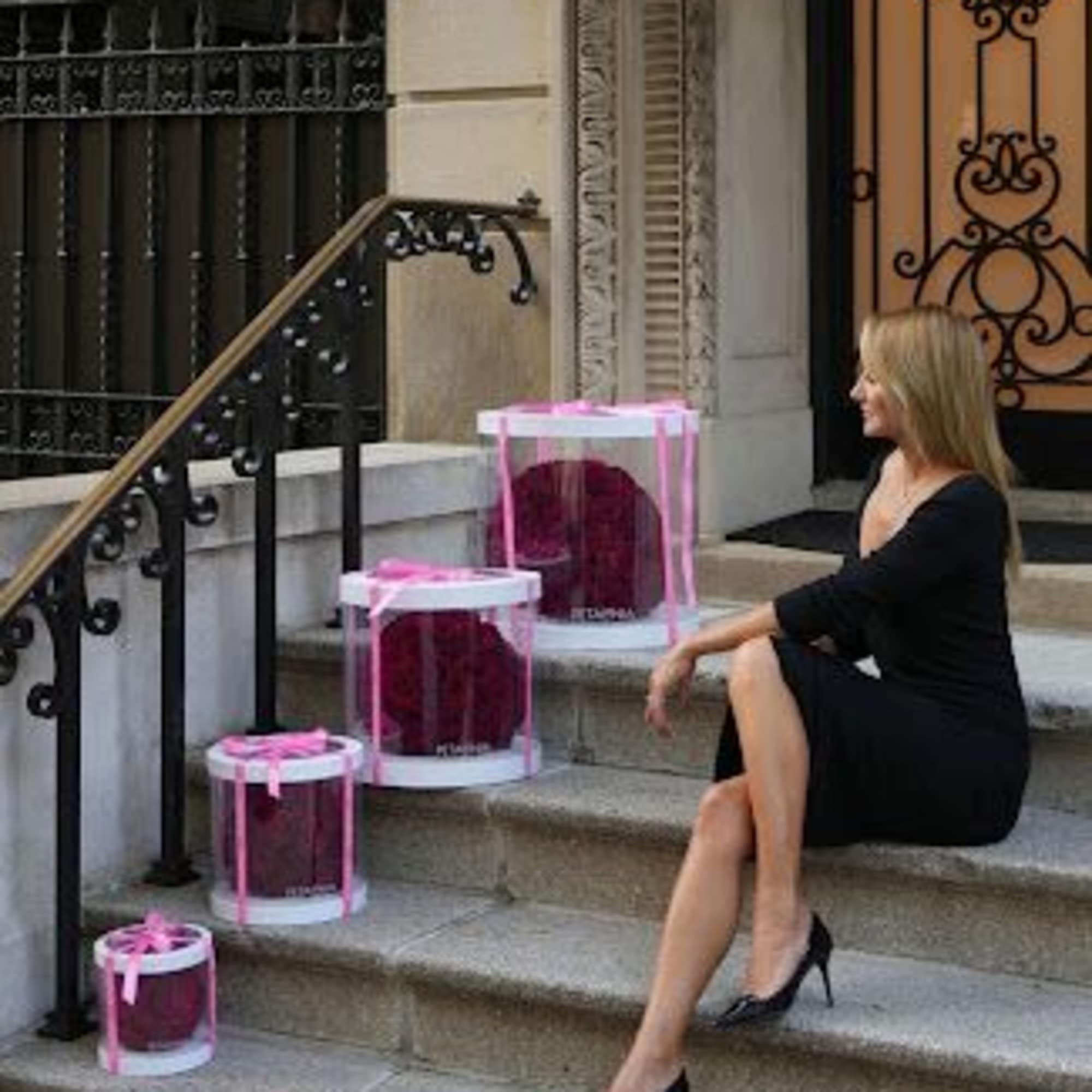 Experience timeless beauty with our preserved rose arrangement, thoughtfully presented in a