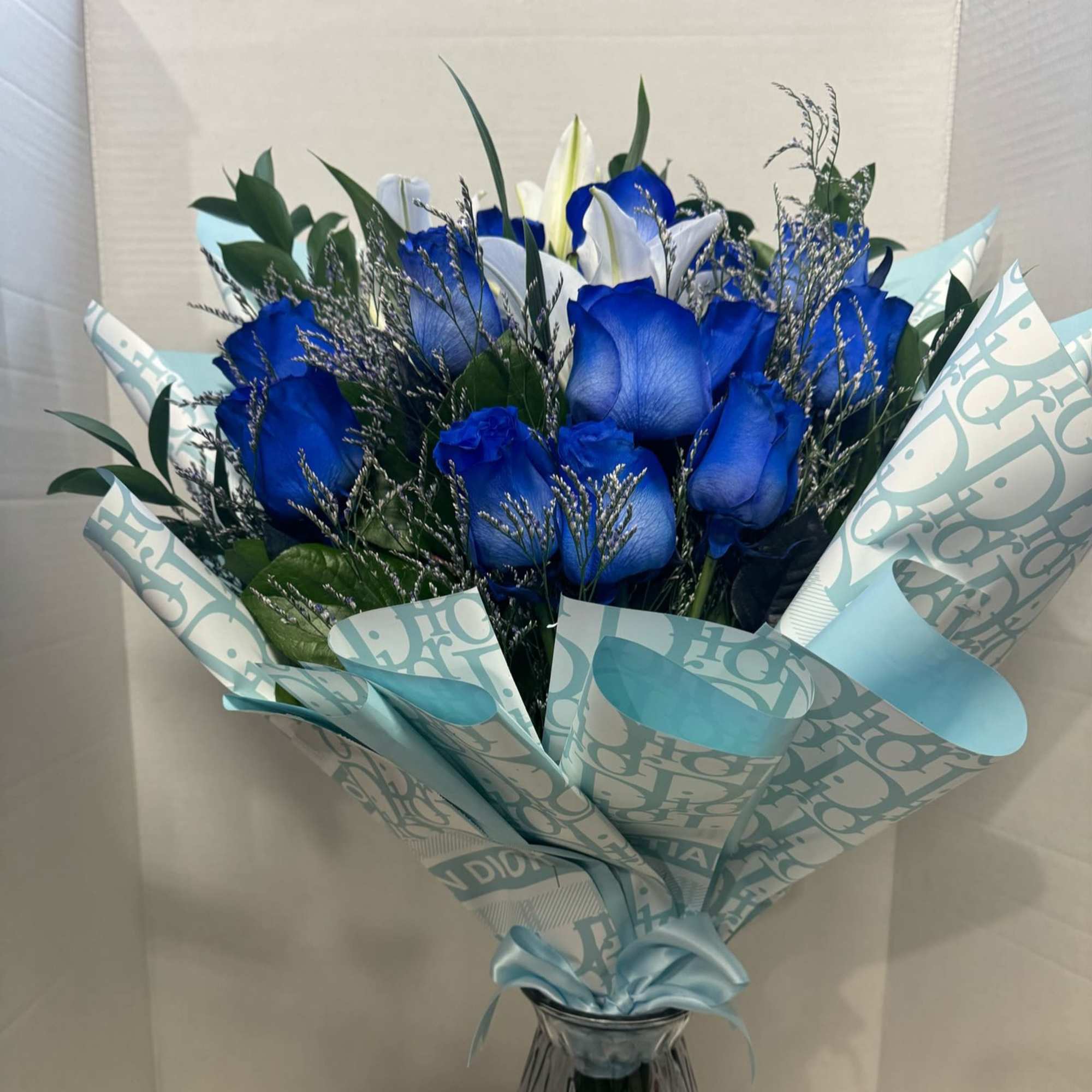 Blue flowers are enigmatic, mysterious and have a very sentimental connotation. Being
