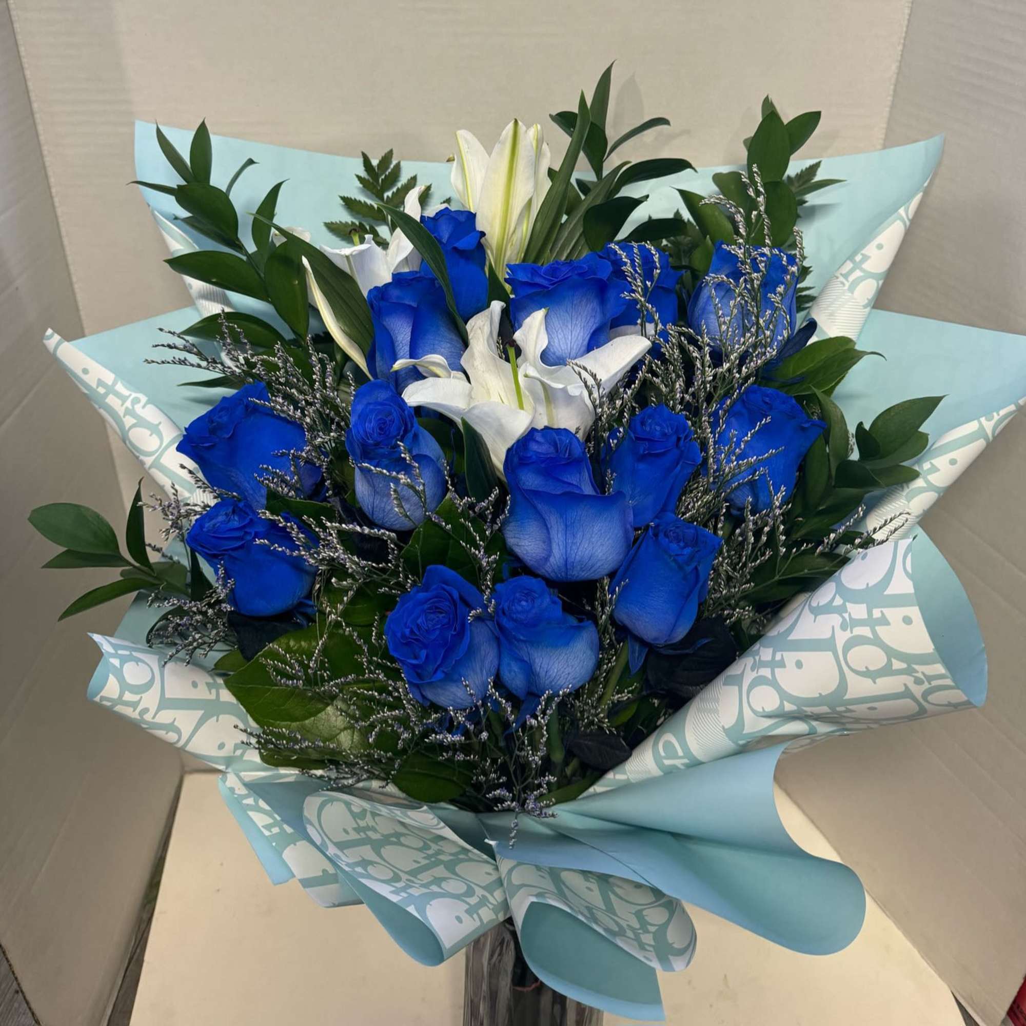 Blue flowers are enigmatic, mysterious and have a very sentimental connotation. Being