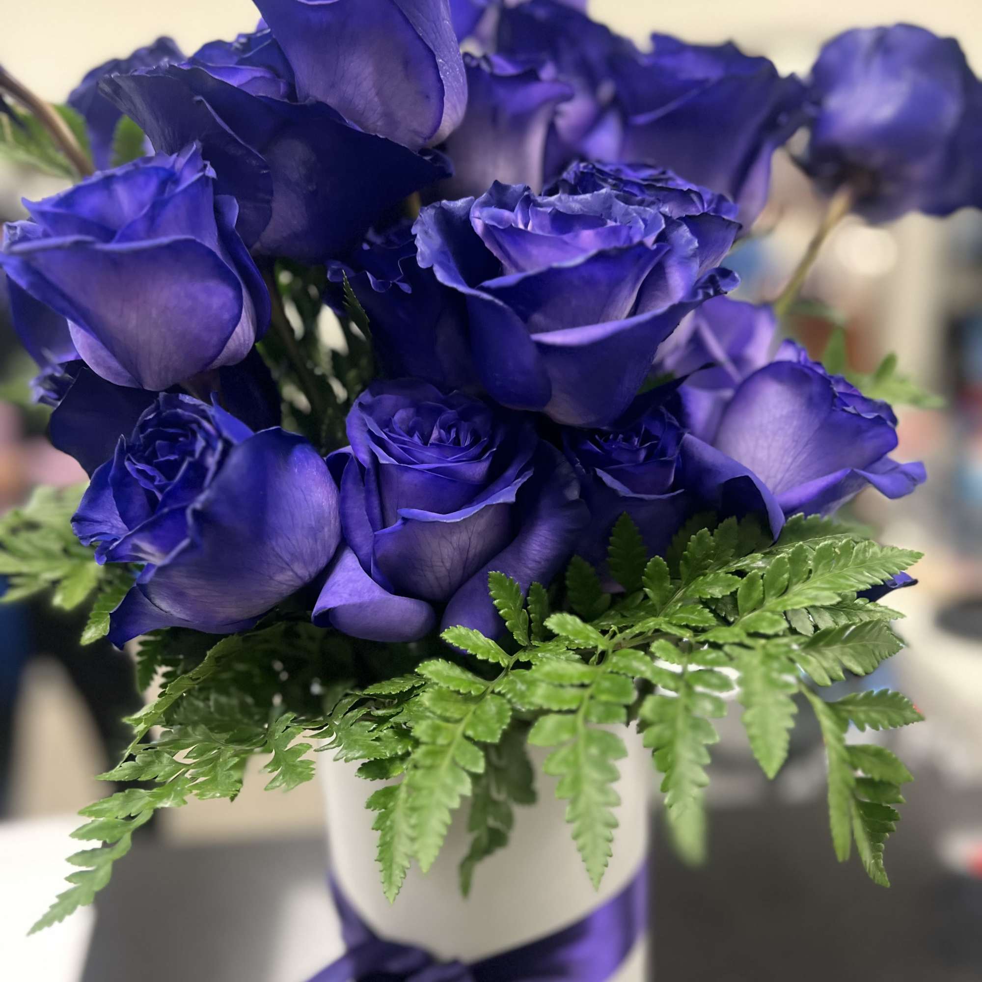 These roses come in unique colors, such as: black, deep purple, royal