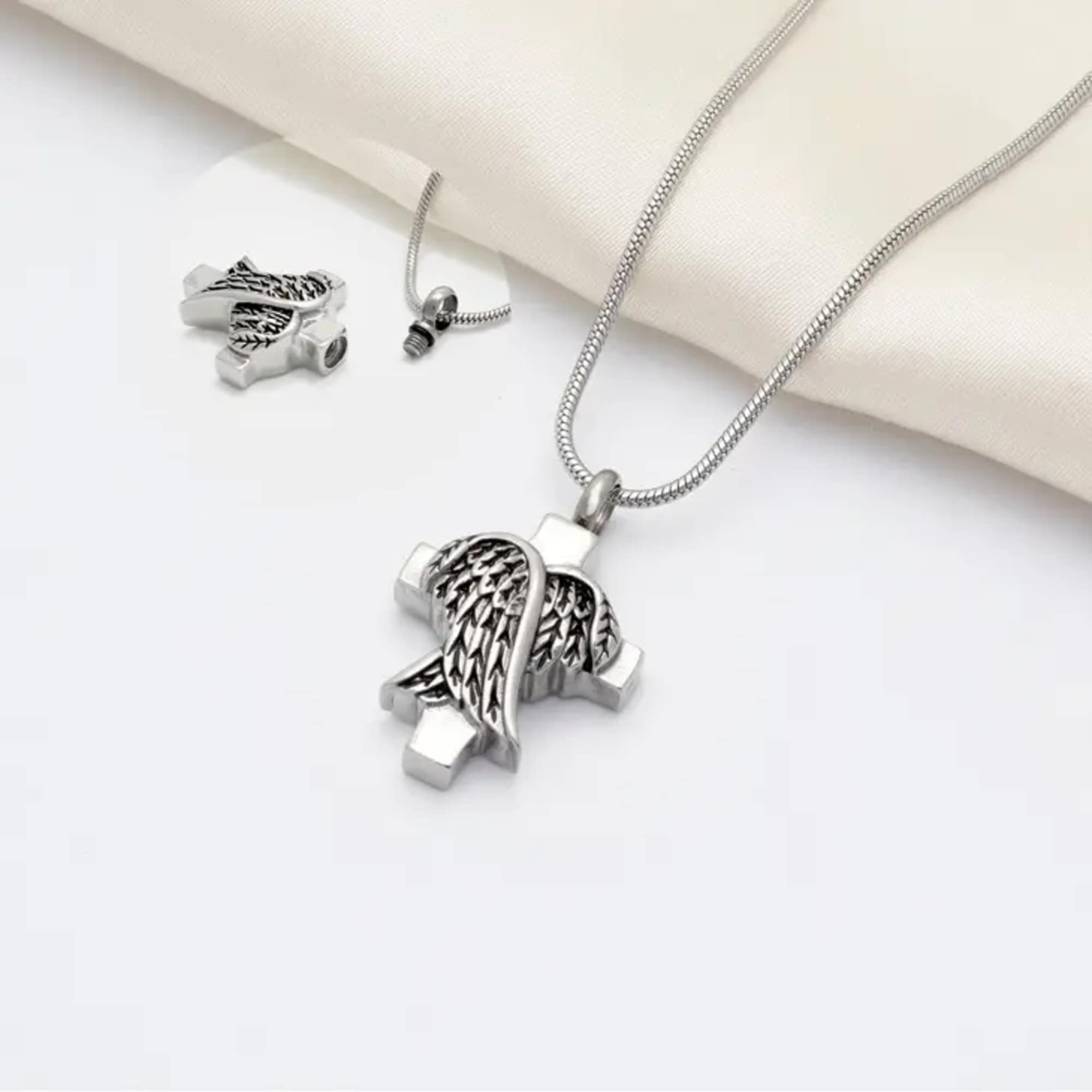 Treasure your loved one with these beautiful Memorial Necklaces. Personalization option available