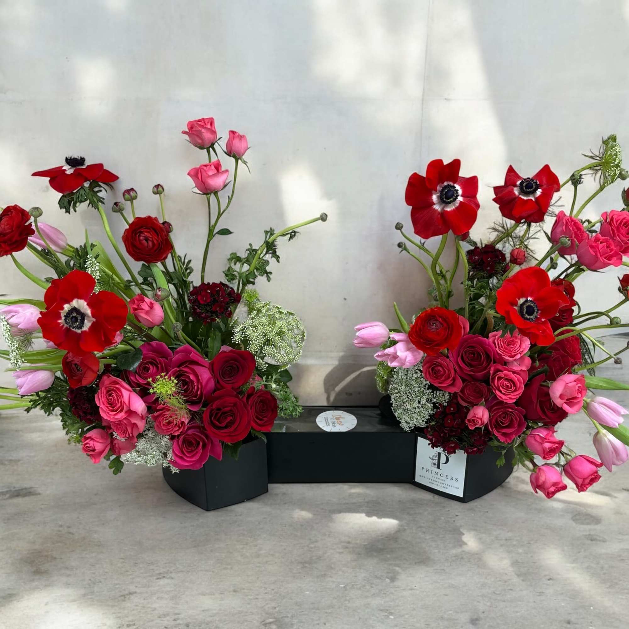 Blooms and charcuterie combination in collaboration with Cheese To Table! 
Presents as