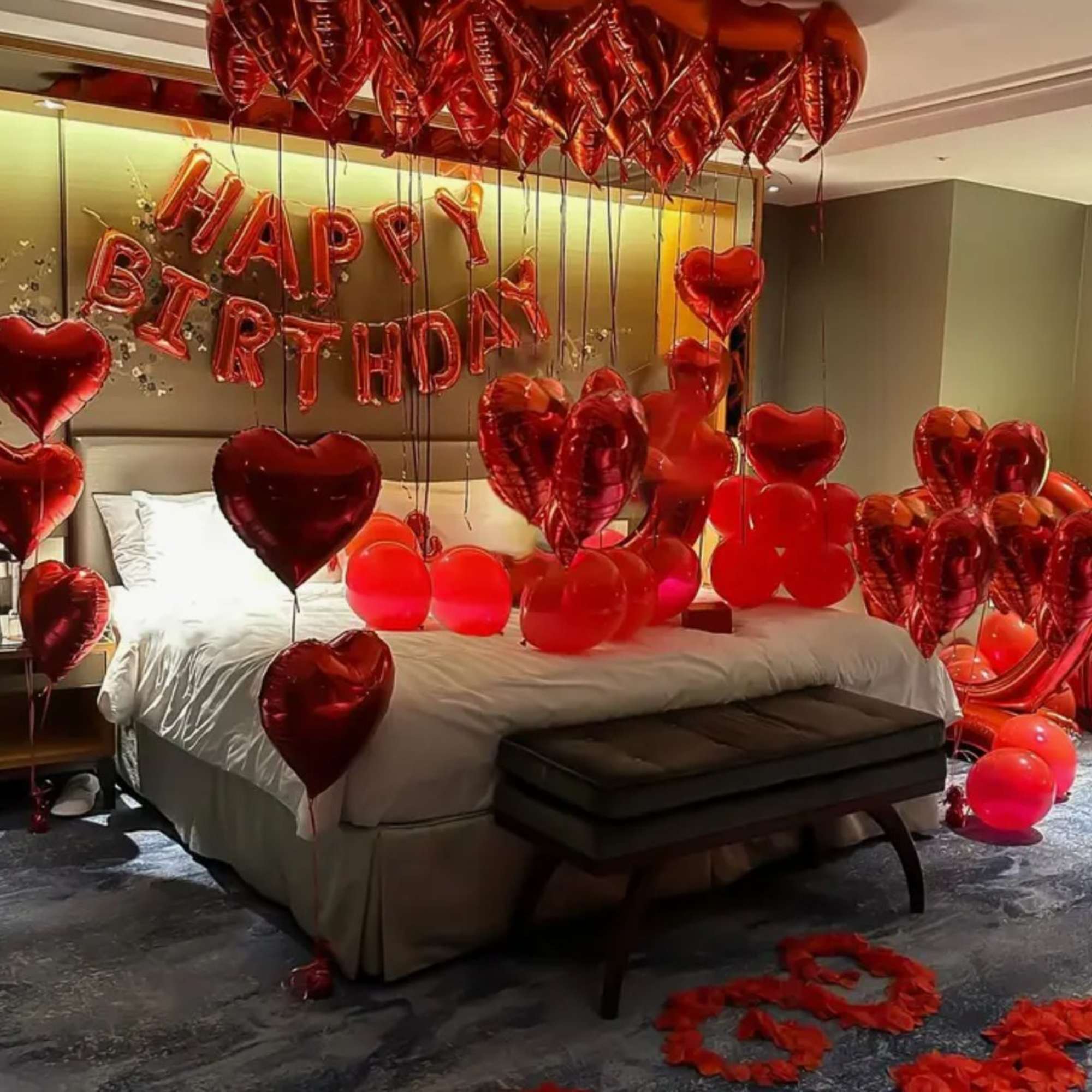 We will decorate a beautiful room always thinking about surprising that person