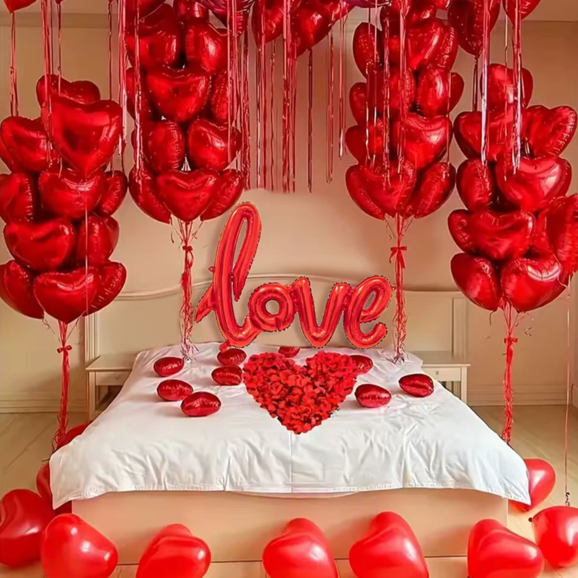 We will decorate a beautiful room always thinking about surprising that person