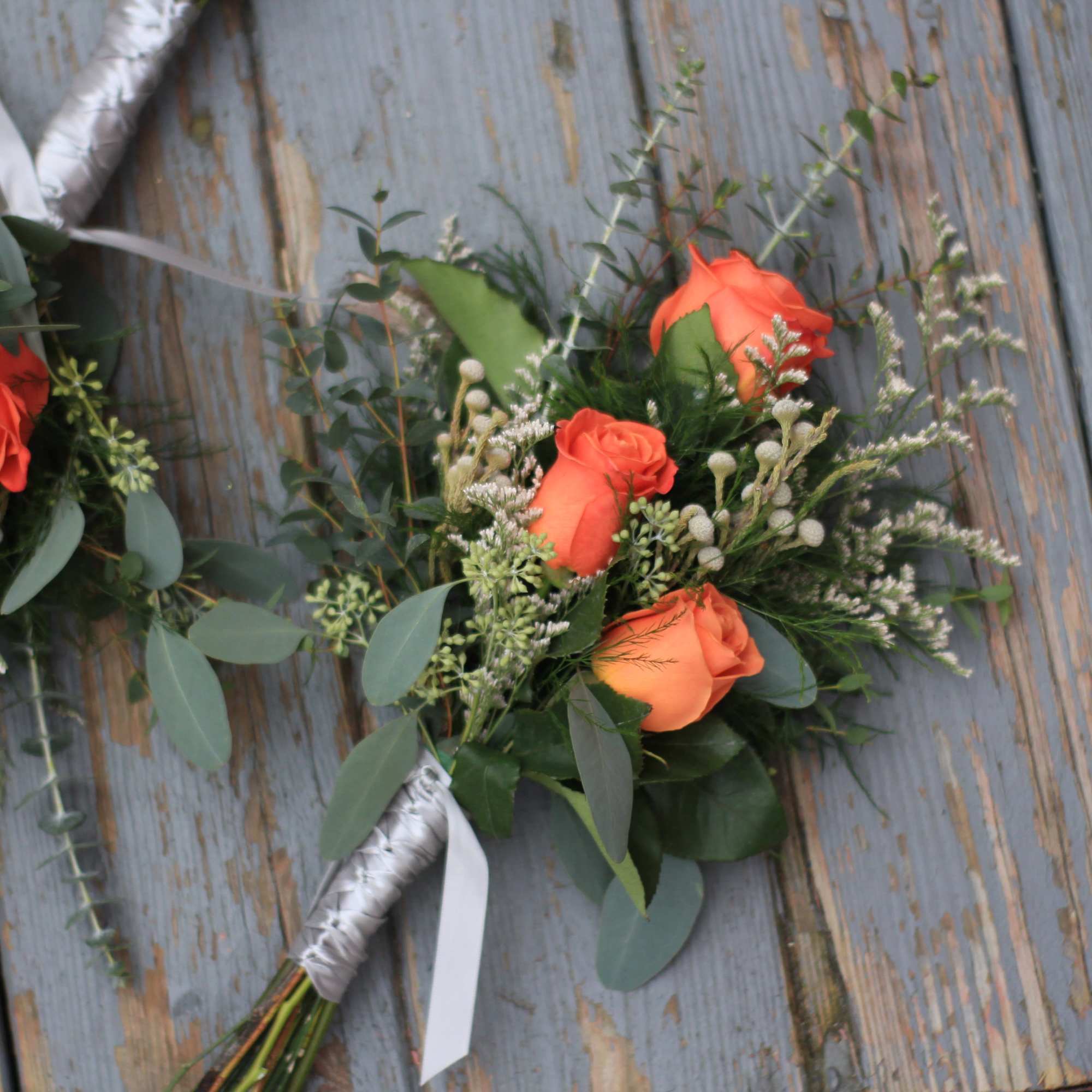 Rose color can vary to coordinate prom or event attire. Photographed here Rose color can vary to coordinate prom or event attire. Photographed here