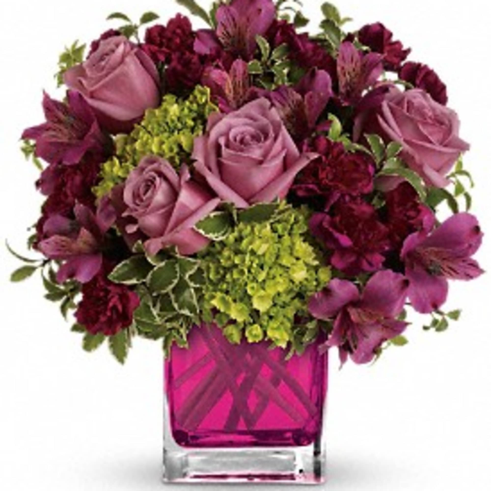 Sweet as can be. This lovely arrangement includes green miniature hydrangea and Sweet as can be. This lovely arrangement includes green miniature hydrangea and