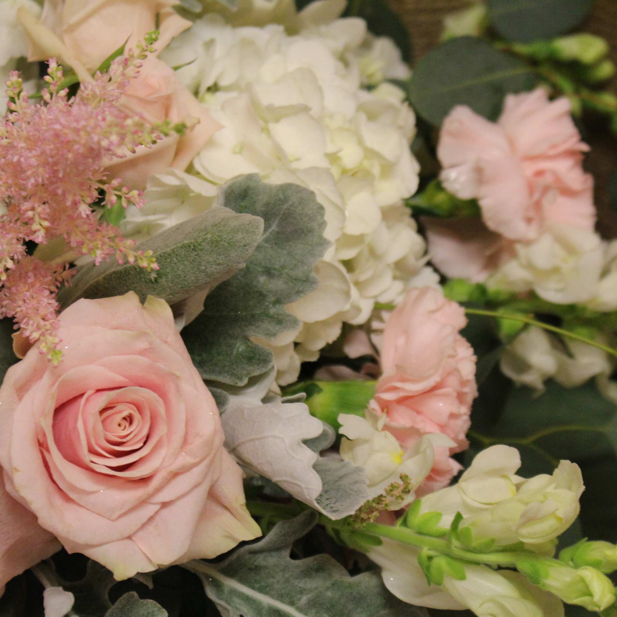 This beautiful white basket is the perfect way to show how much This beautiful white basket is the perfect way to show how much