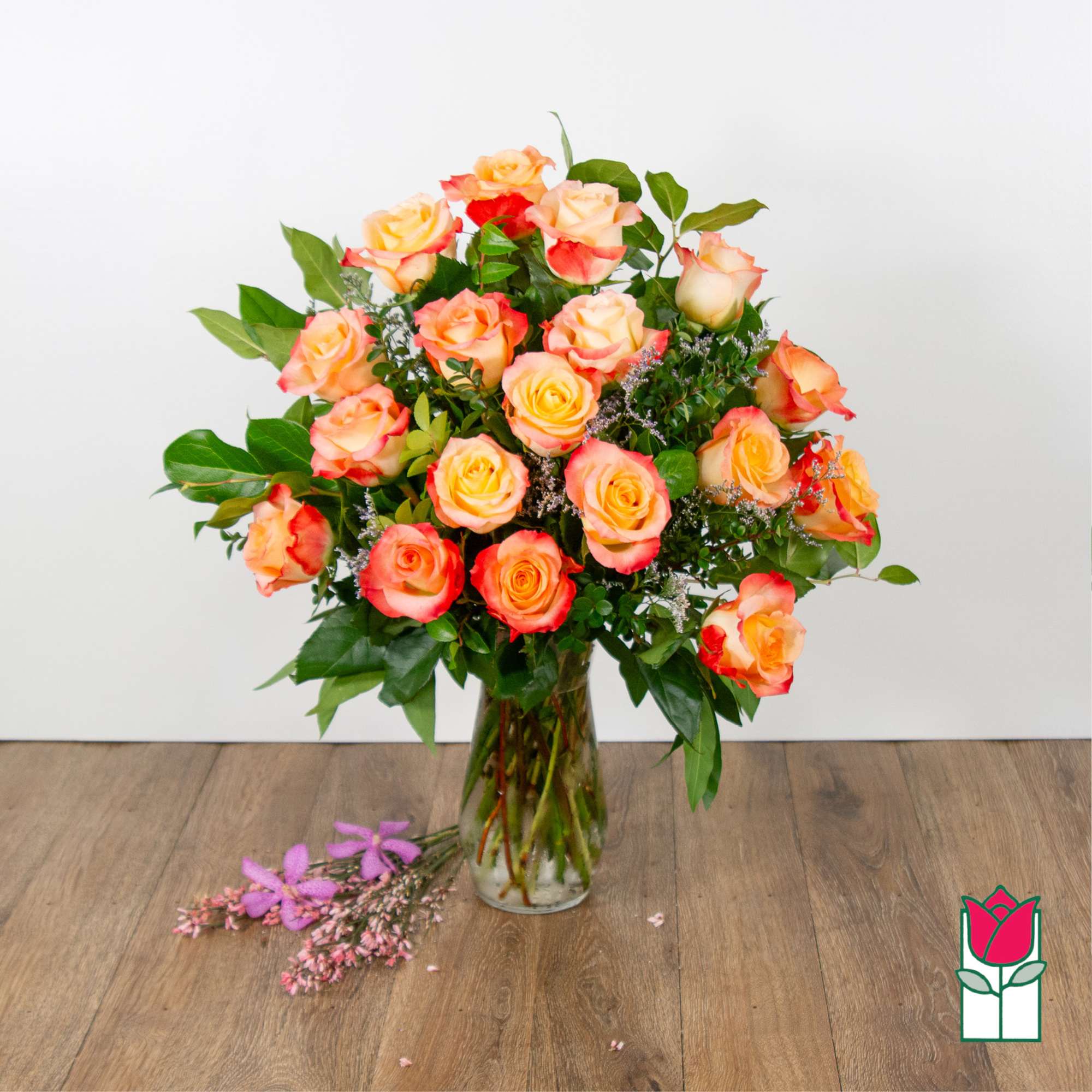 Indulge in the timeless elegance of our Medium Stem Rose Arrangement, meticulously