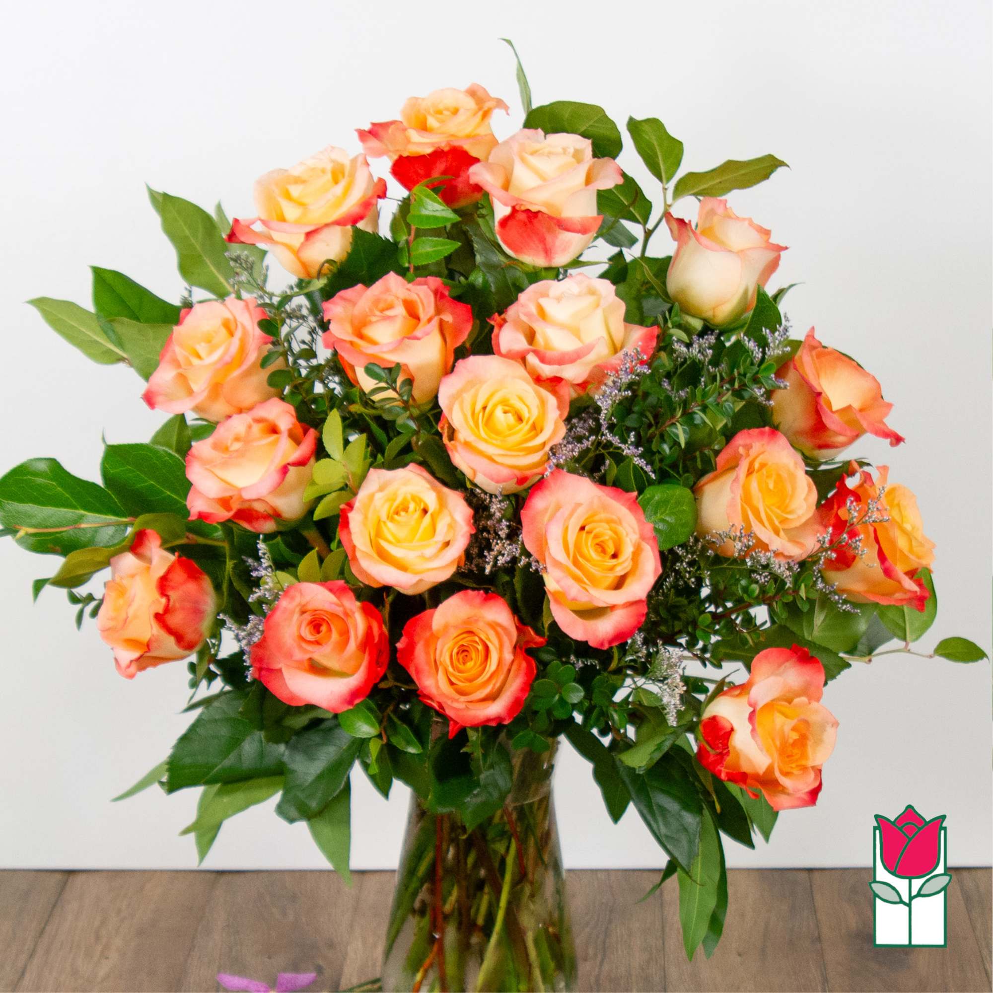 Indulge in the timeless elegance of our Medium Stem Rose Arrangement, meticulously