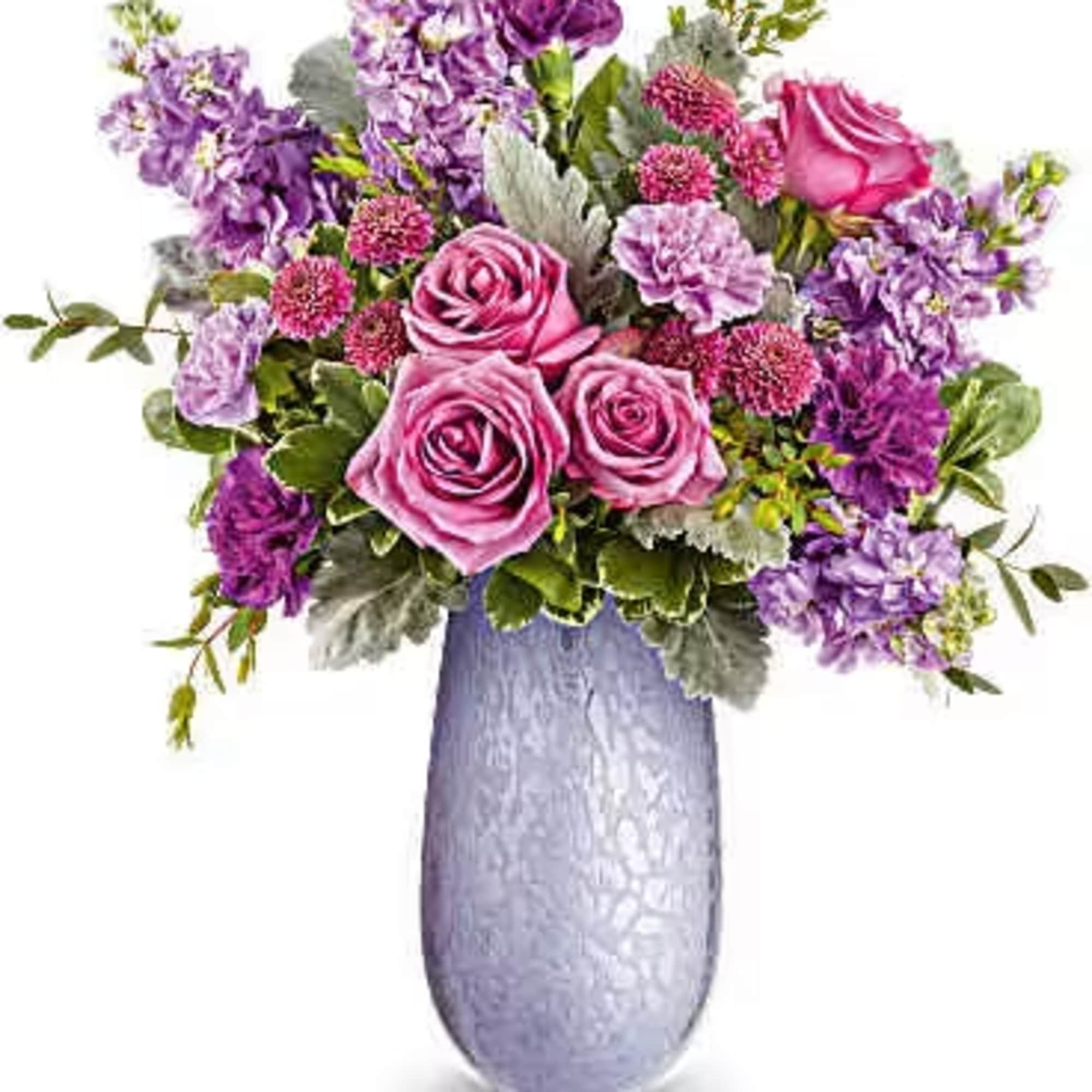 Capture Mom's heart with the Vivi vase, crafted from hand-blown art glass Capture Mom's heart with the Vivi vase, crafted from hand-blown art glass