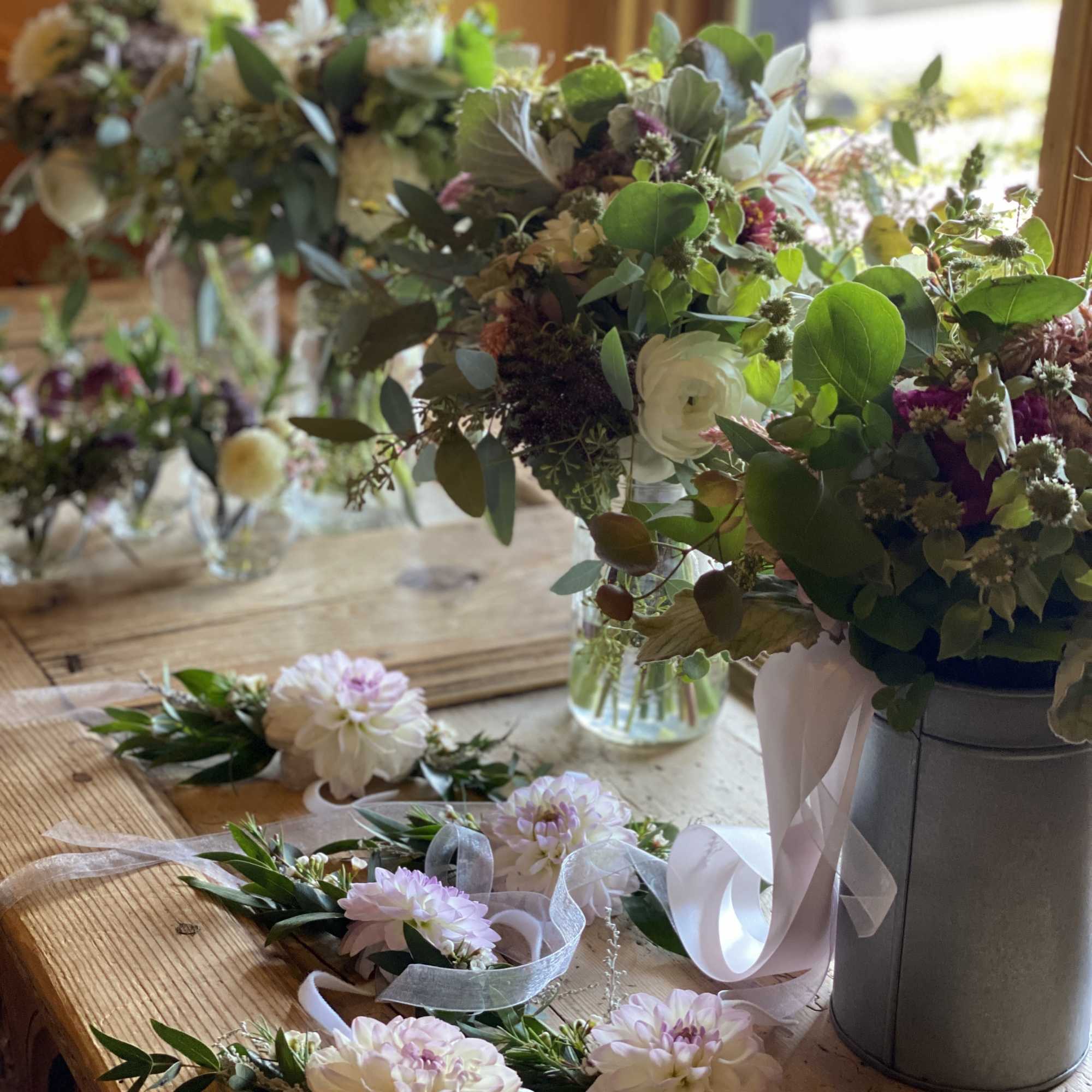 custom corsage to compliment your look