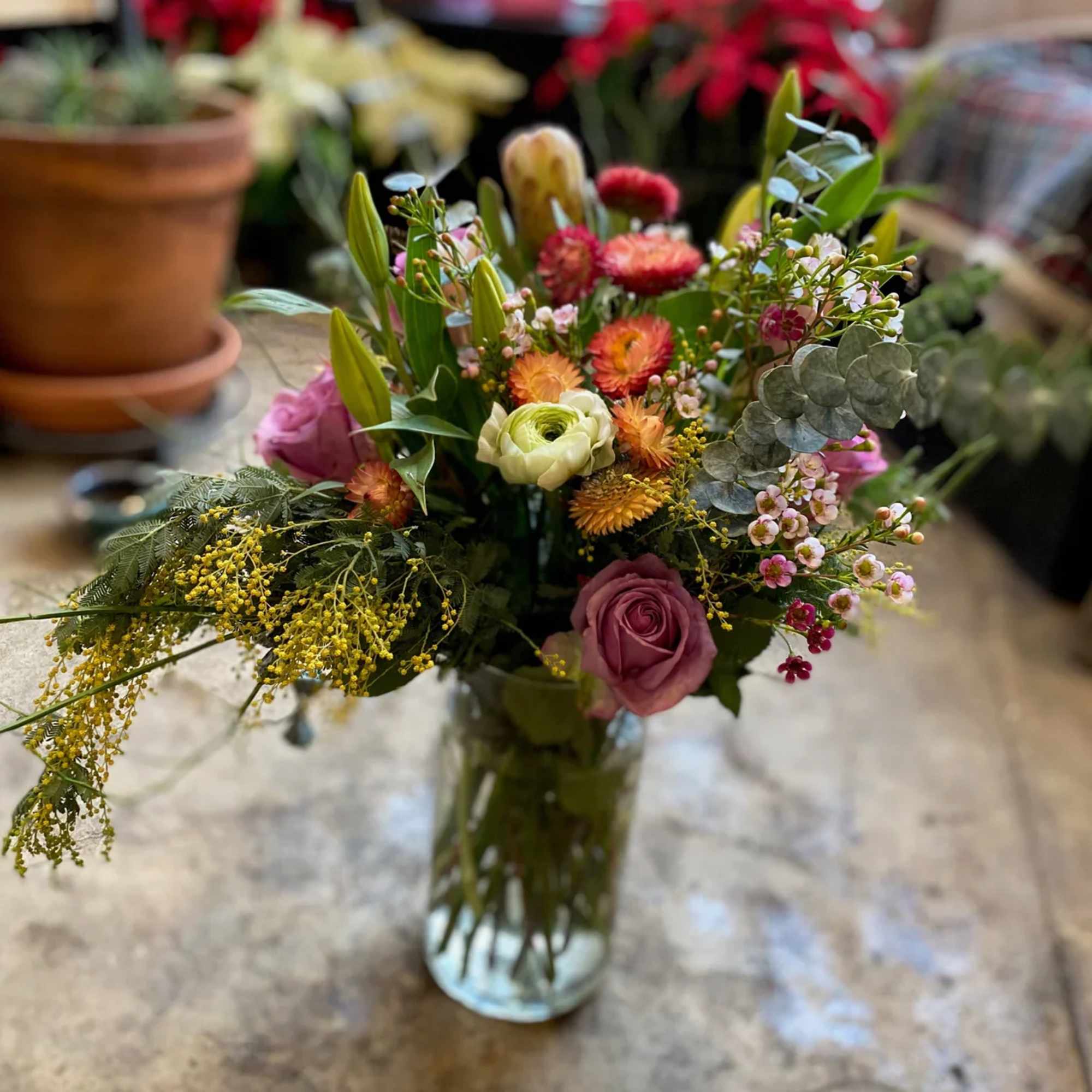 Wild and Free is one of our signature designs&mdash;a lush, spirited arrangement