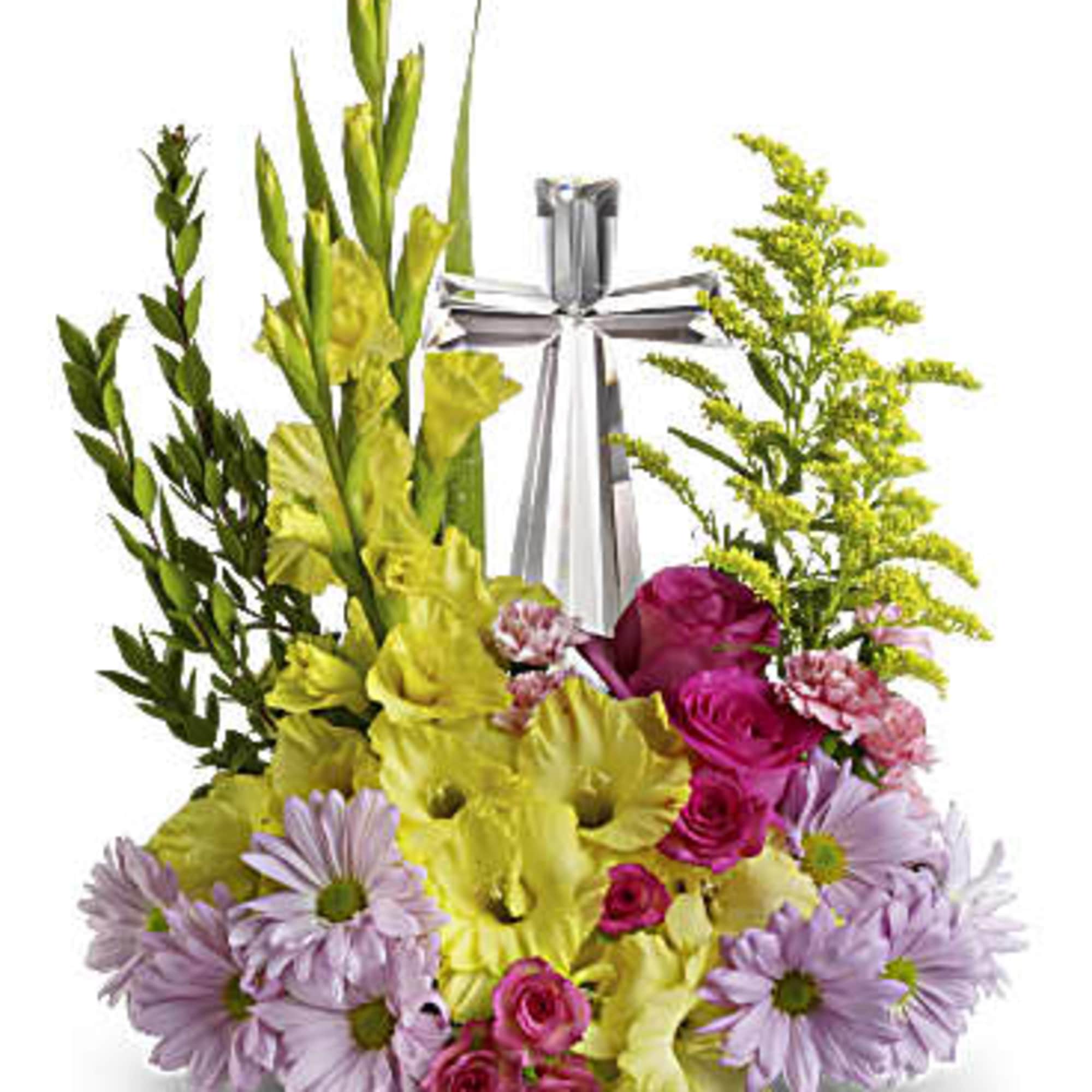 Celebrate the reason for the season with radiant flowers cradling an exquisitely