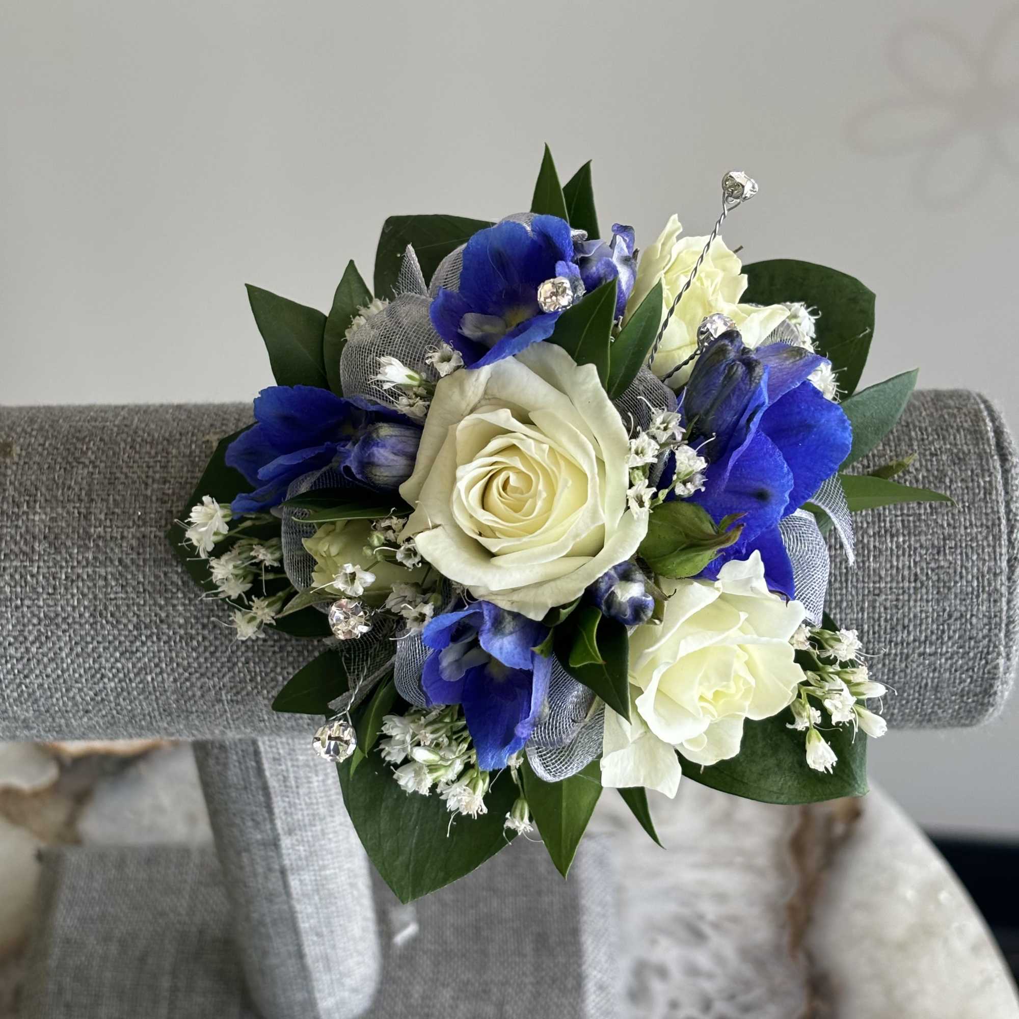 Photographed are multiple examples of corsages that we have made, you can Photographed are multiple examples of corsages that we have made, you can