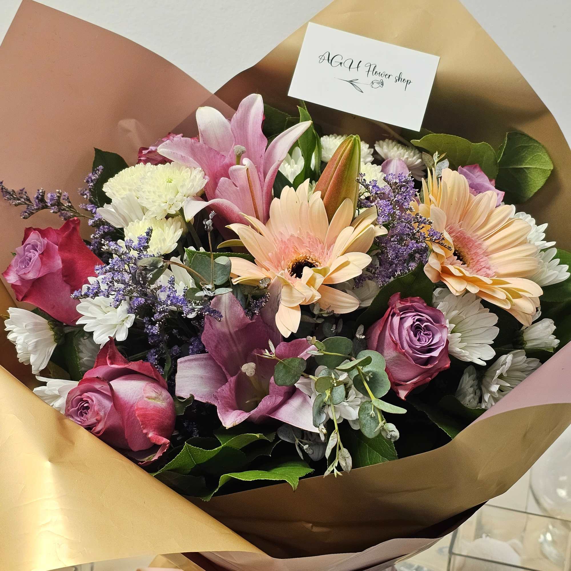 Enchant your loved one with our Beautiful Wrap Bouquet, a vibrant assortment