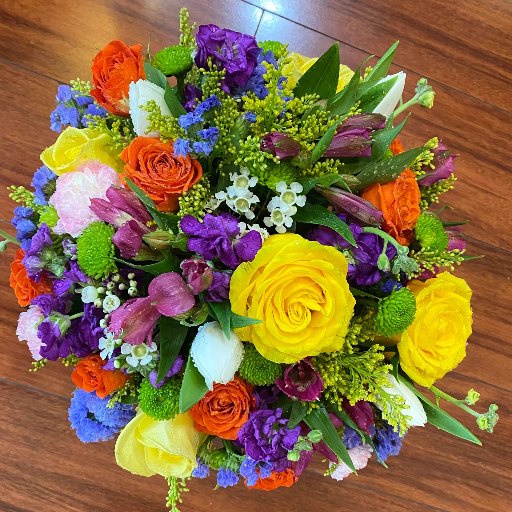 This exquisite mix of feminine blooms is like a breath of fresh This exquisite mix of feminine blooms is like a breath of fresh