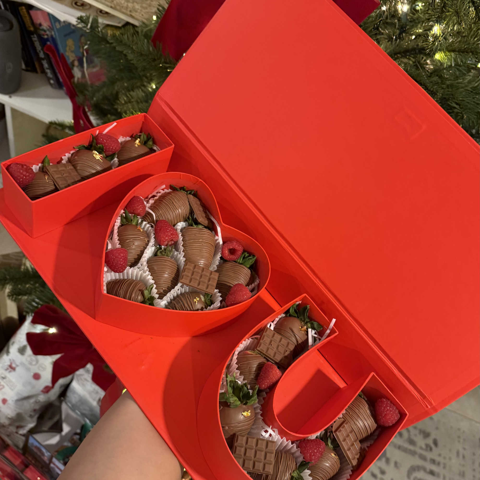 Make a grand statement of affection with our &ldquo;I Love You&rdquo; Chocolate-Covered