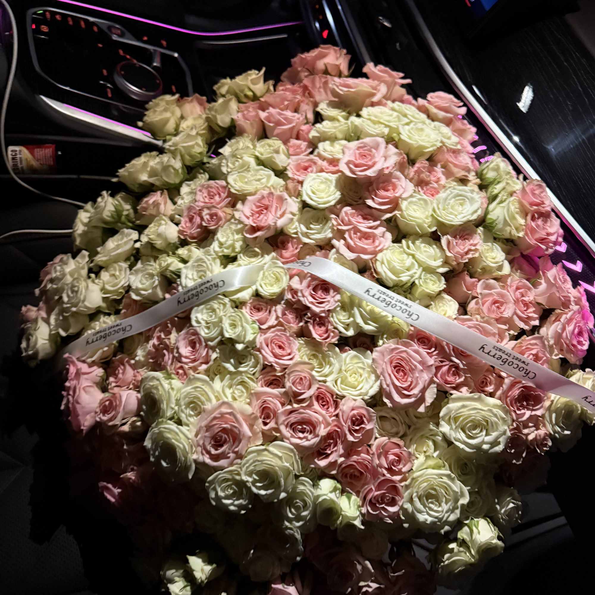 Our Blushing Spray Rose Bouquet is a delicate and enchanting arrangement that